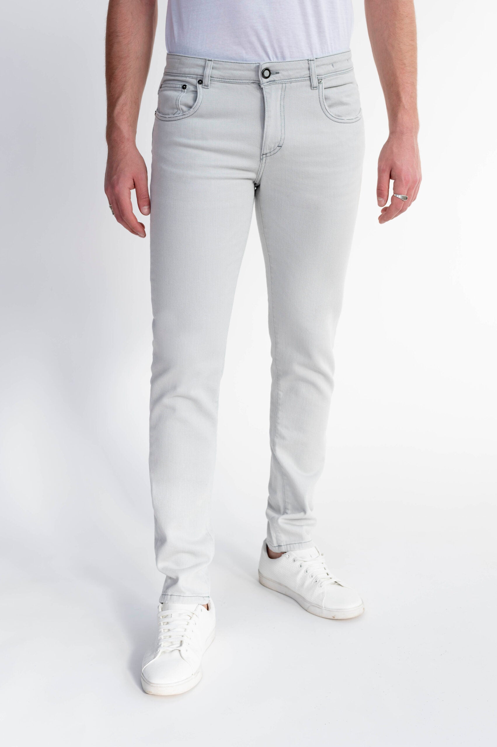 BEST FIVE - Denim Grey Stretch - D21 A394