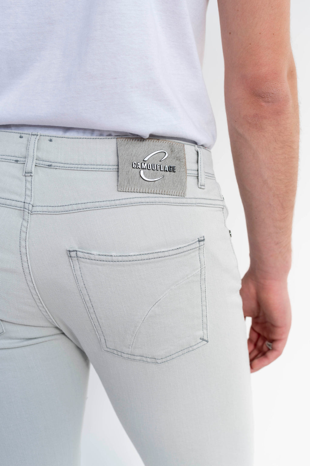 BEST FIVE - Denim Grey Stretch - D21 A394