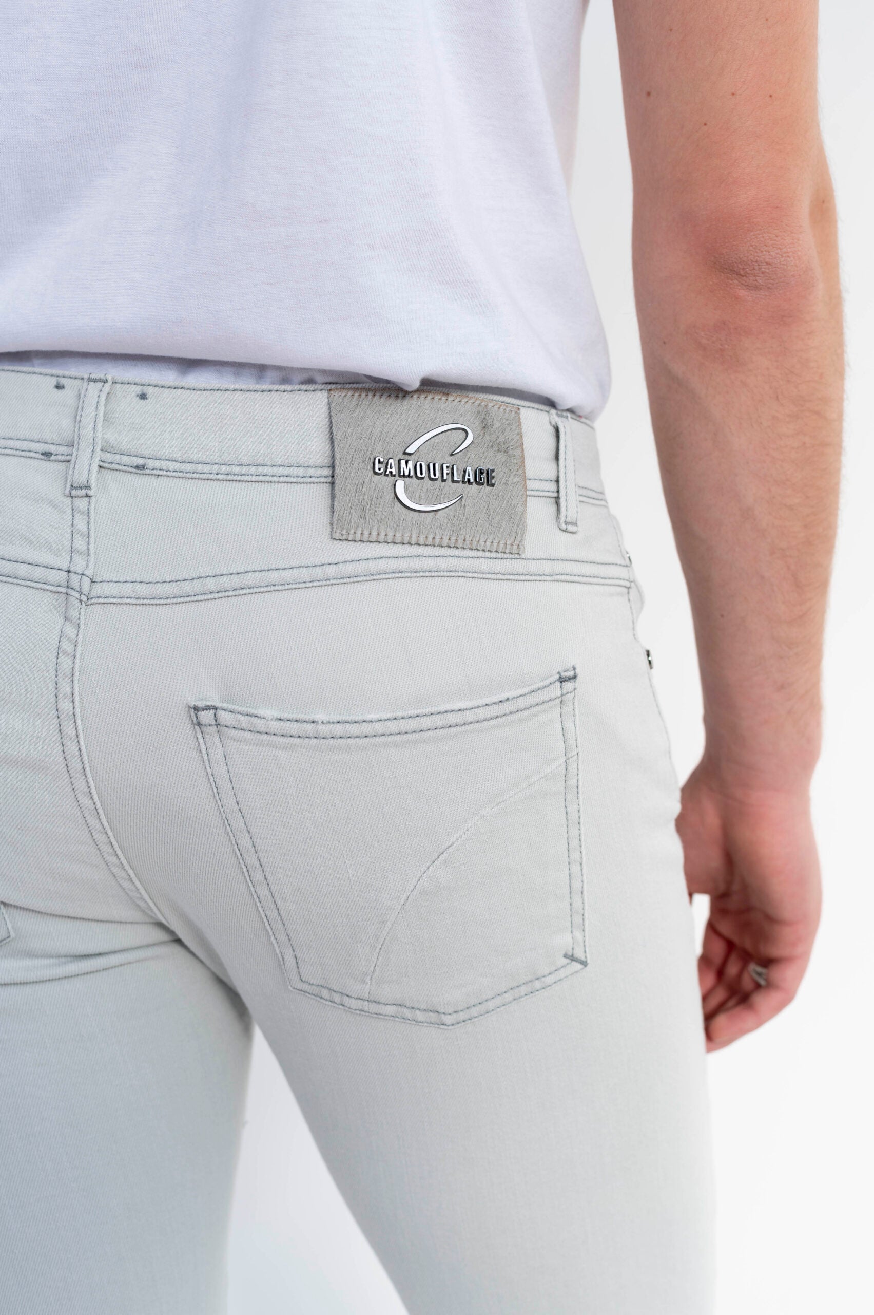 BEST FIVE - Denim Grey Stretch - D21 A394