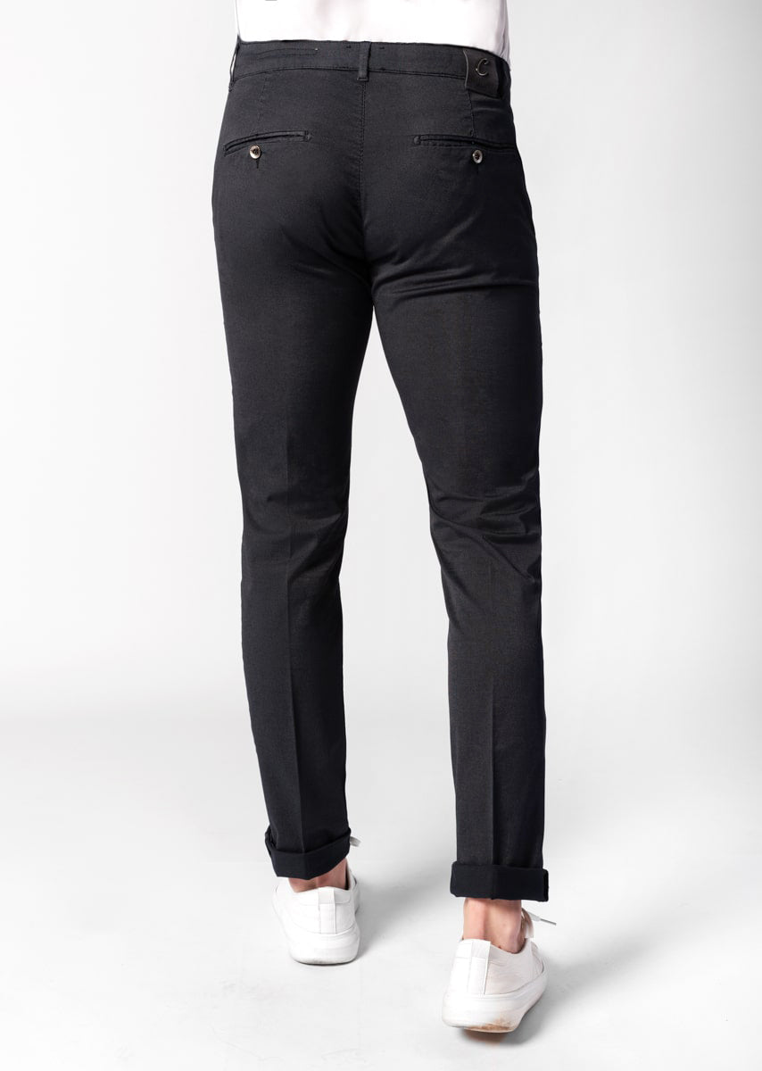 CHINOS REY 17 - Raso Stretch PPT - N21 883 CLASSIC BLUE TDR