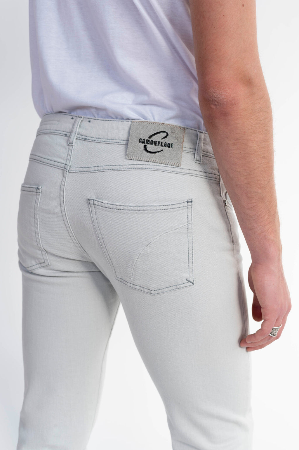 BEST FIVE - Denim Grey Stretch - D21 A394