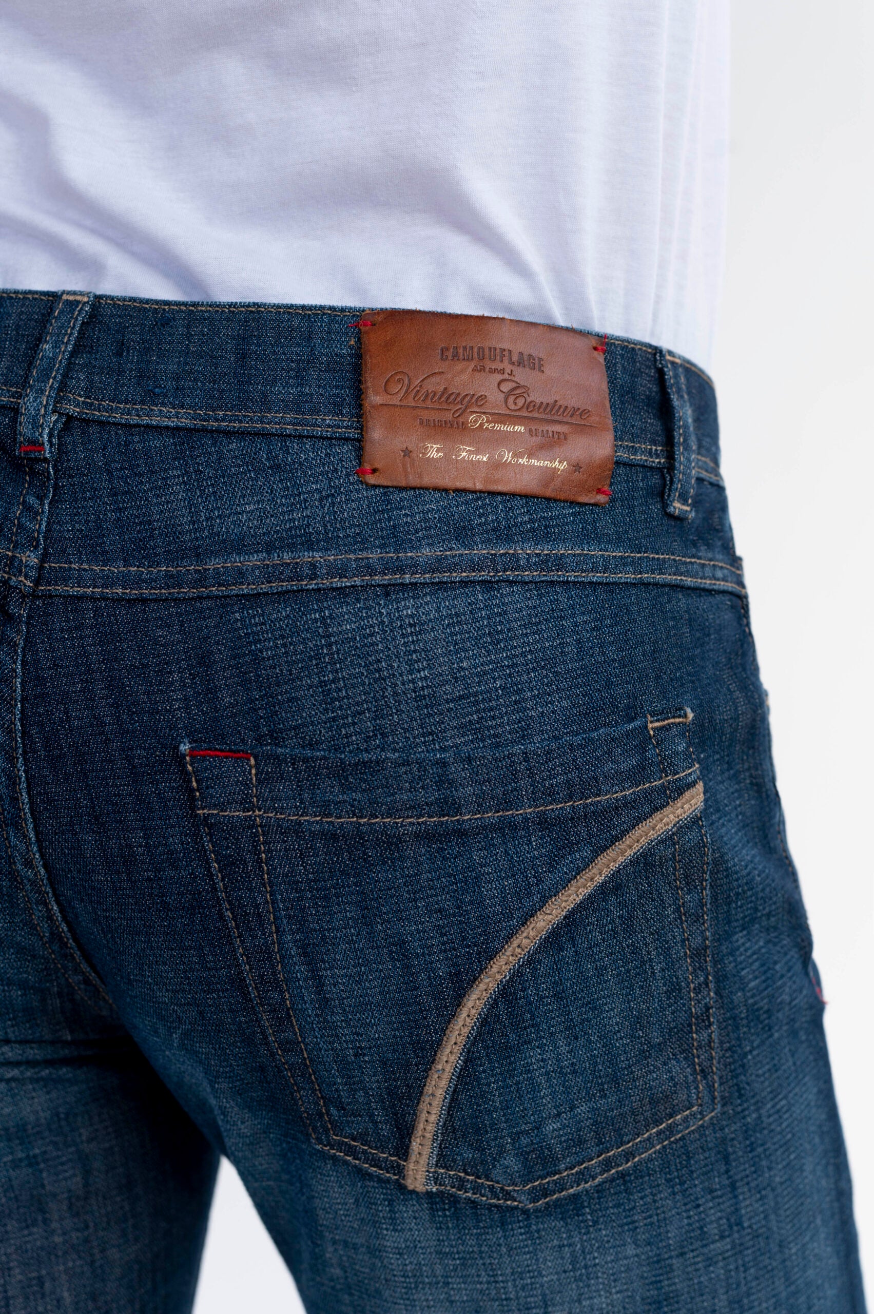 BS BETTER 17 - Blu Denim Stretch Double Face - D48 A512