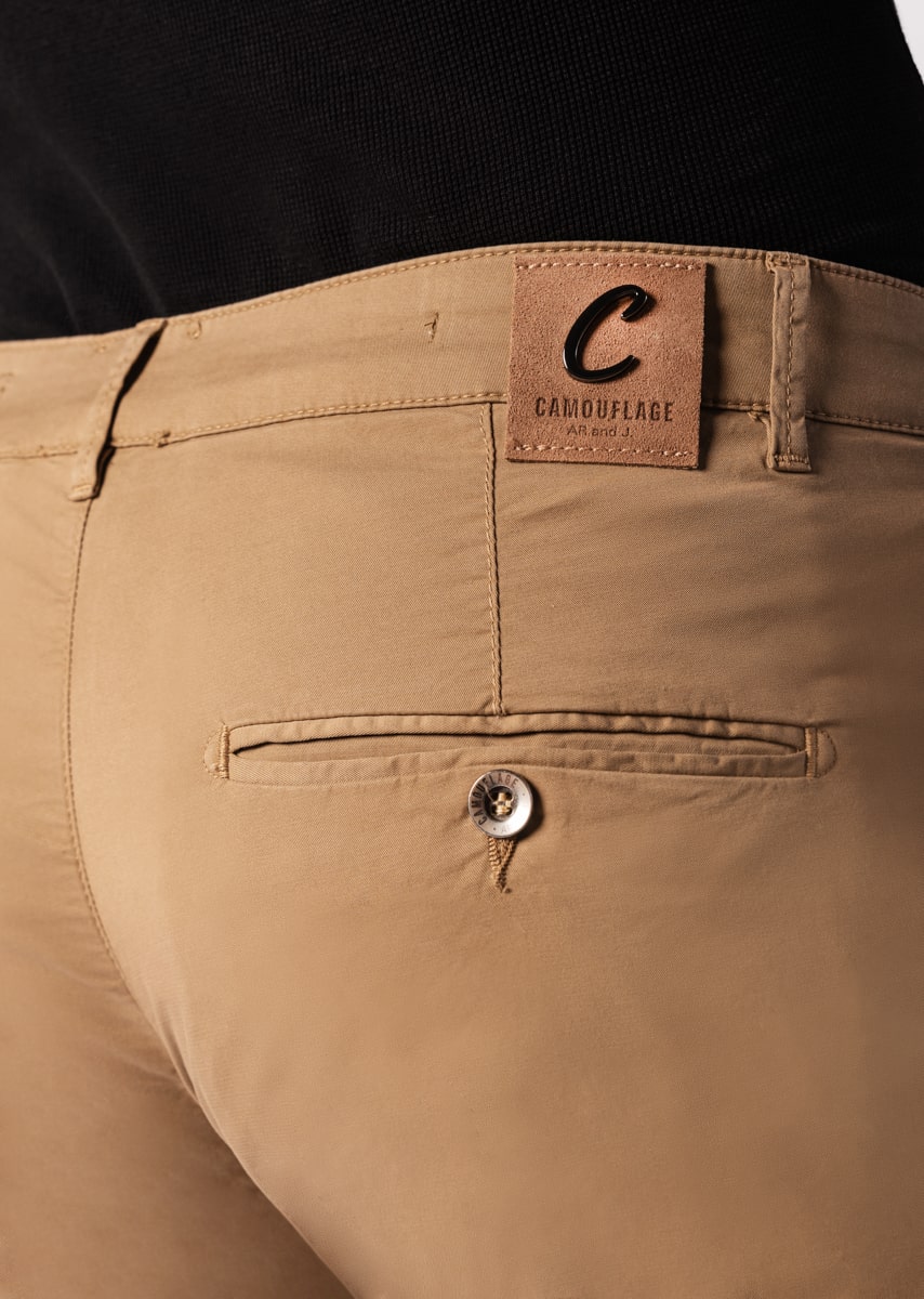CHINOS REY 17 - Gabardina leggera Stretch PPT - 09T 727 NUT TDR