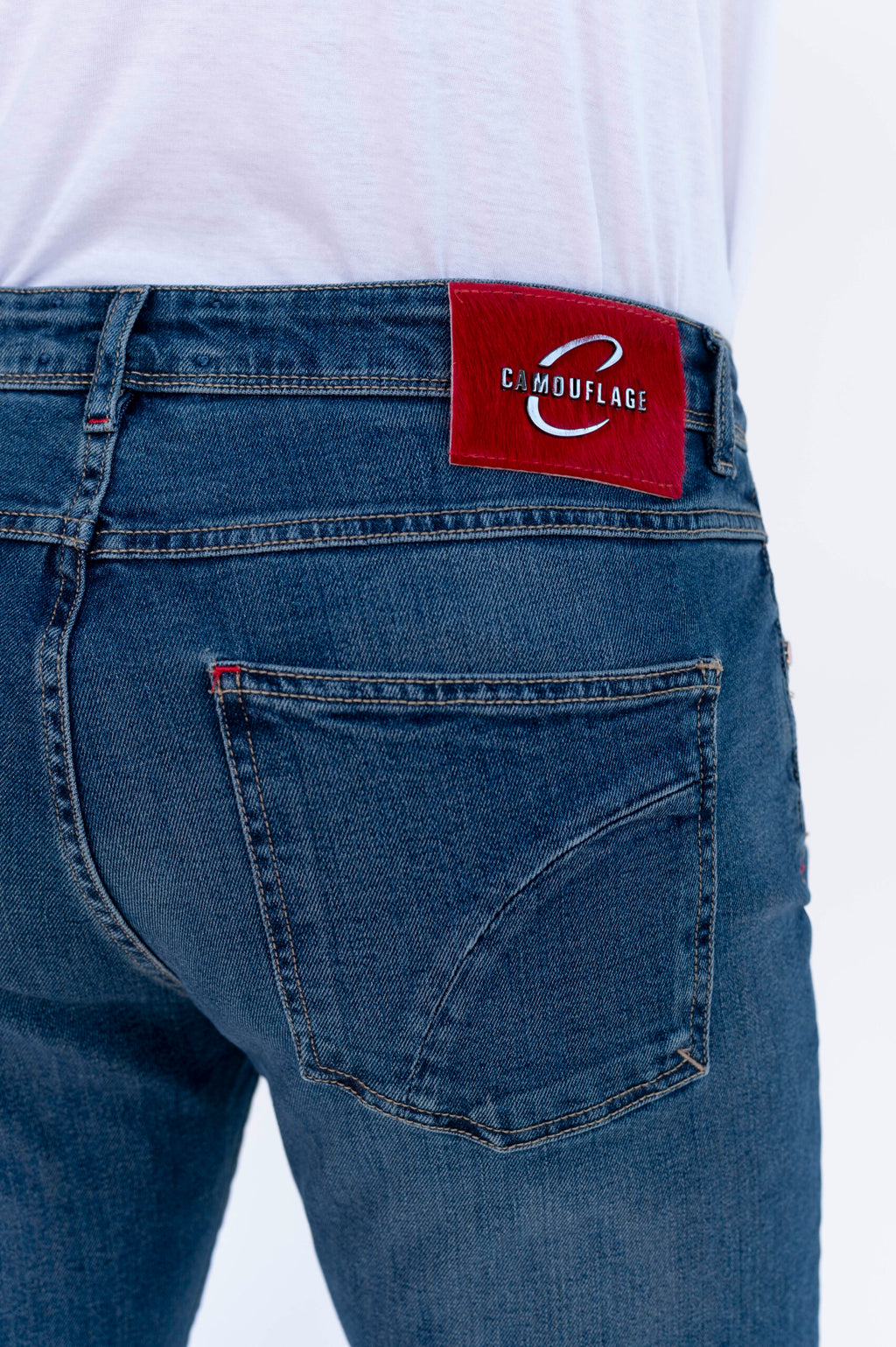 BEST FIVE - Blu Denim Stretch Giapponese "KURABO" - D37 A376 KUR