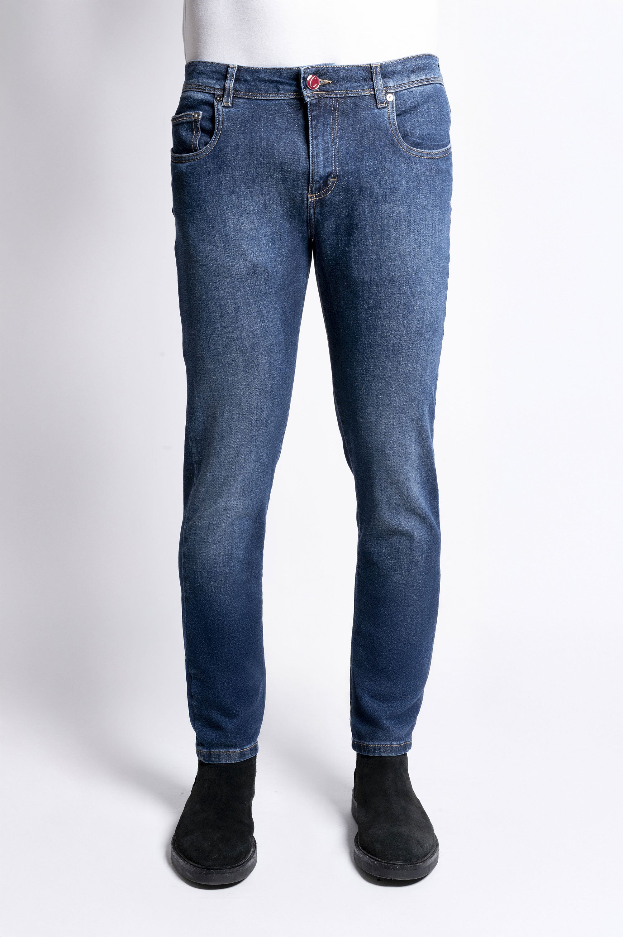 Best Five - Jeans elasticizzati a cinque tasche - D06 A891 Denim blu