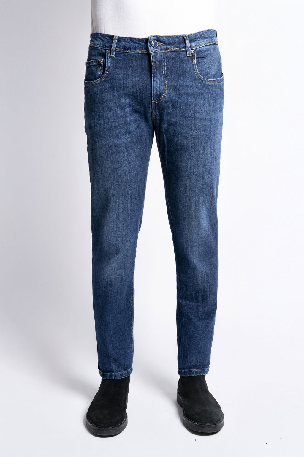 Best Five - Five Pockets Comfort - D101 A898 Blue Denim