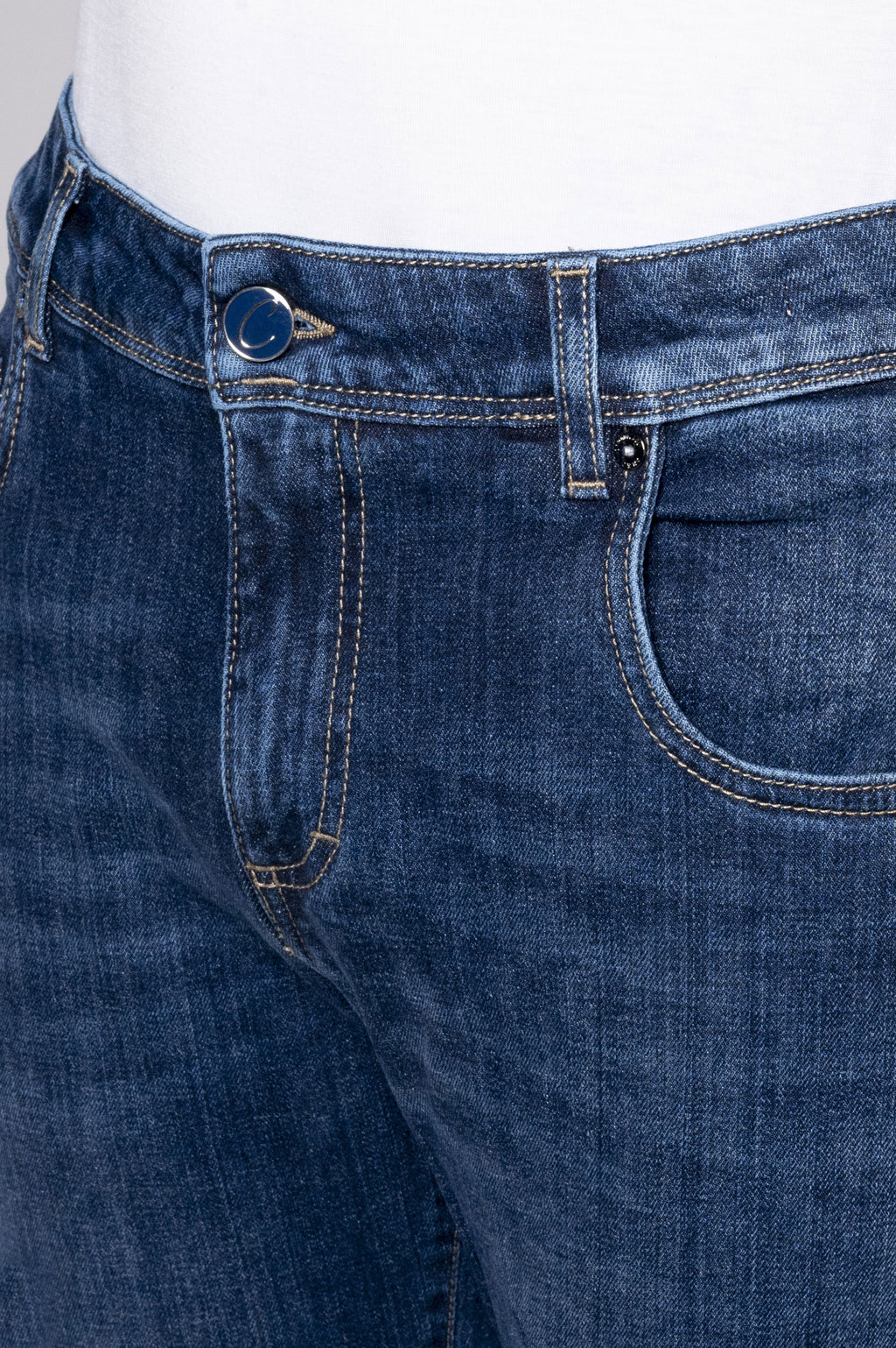 Best Five - Five Pockets Comfort - D101 A898 Blue Denim