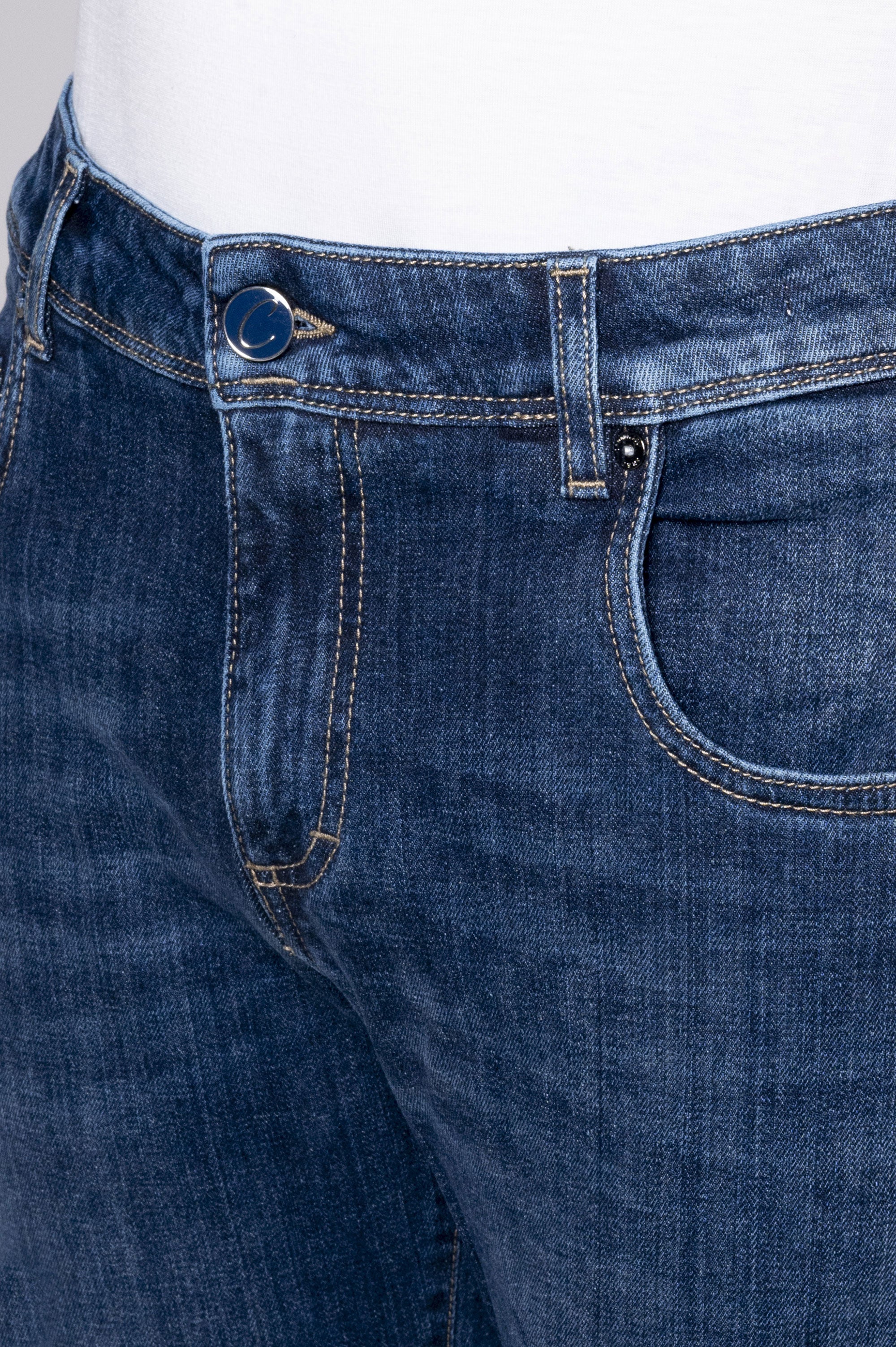 Best Five - Five Pockets Comfort - D101 A898 Blue Denim