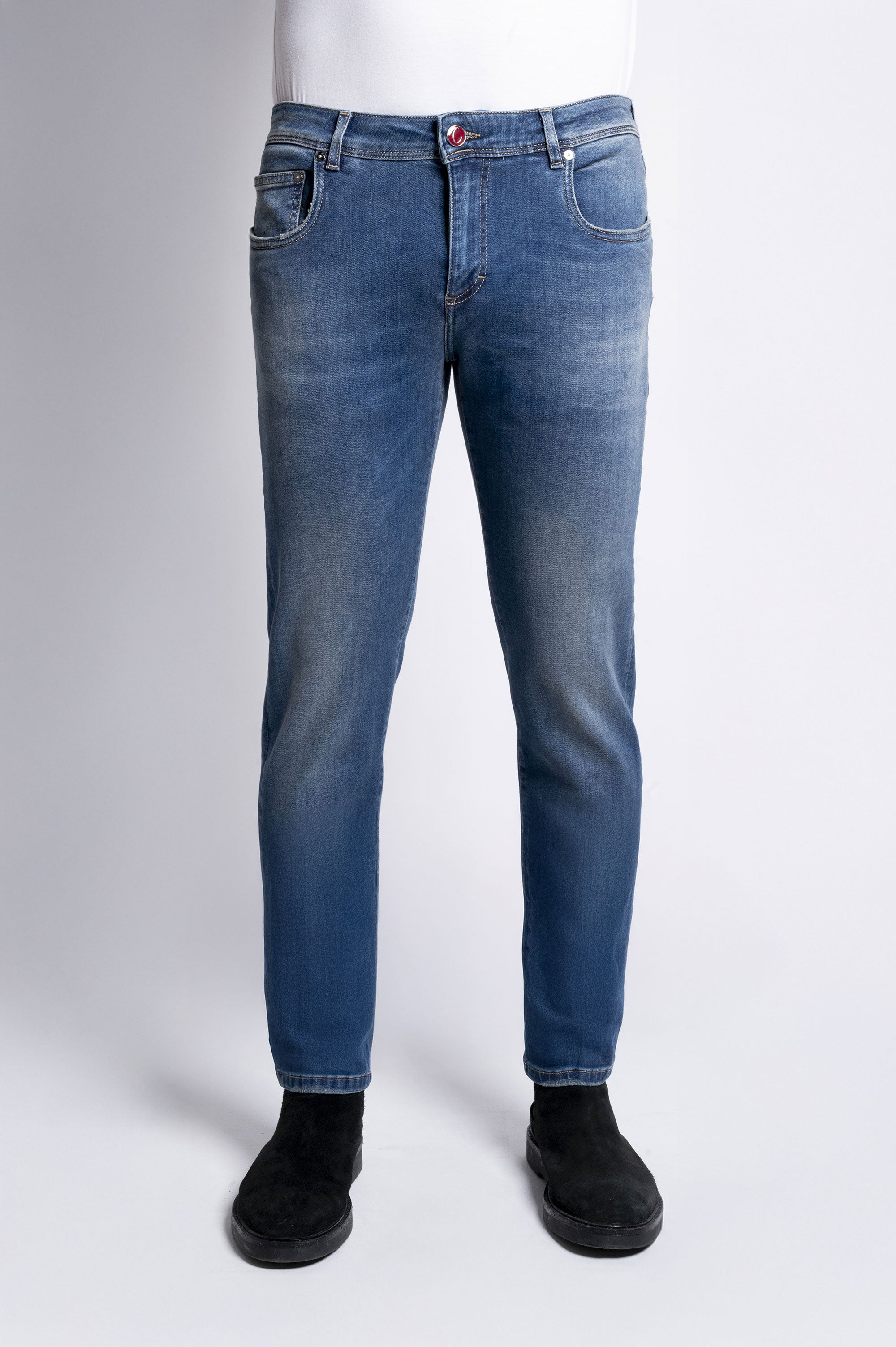 Best Five - CANDIANI Denim Super Stretch - D108 A738 Blue Denim