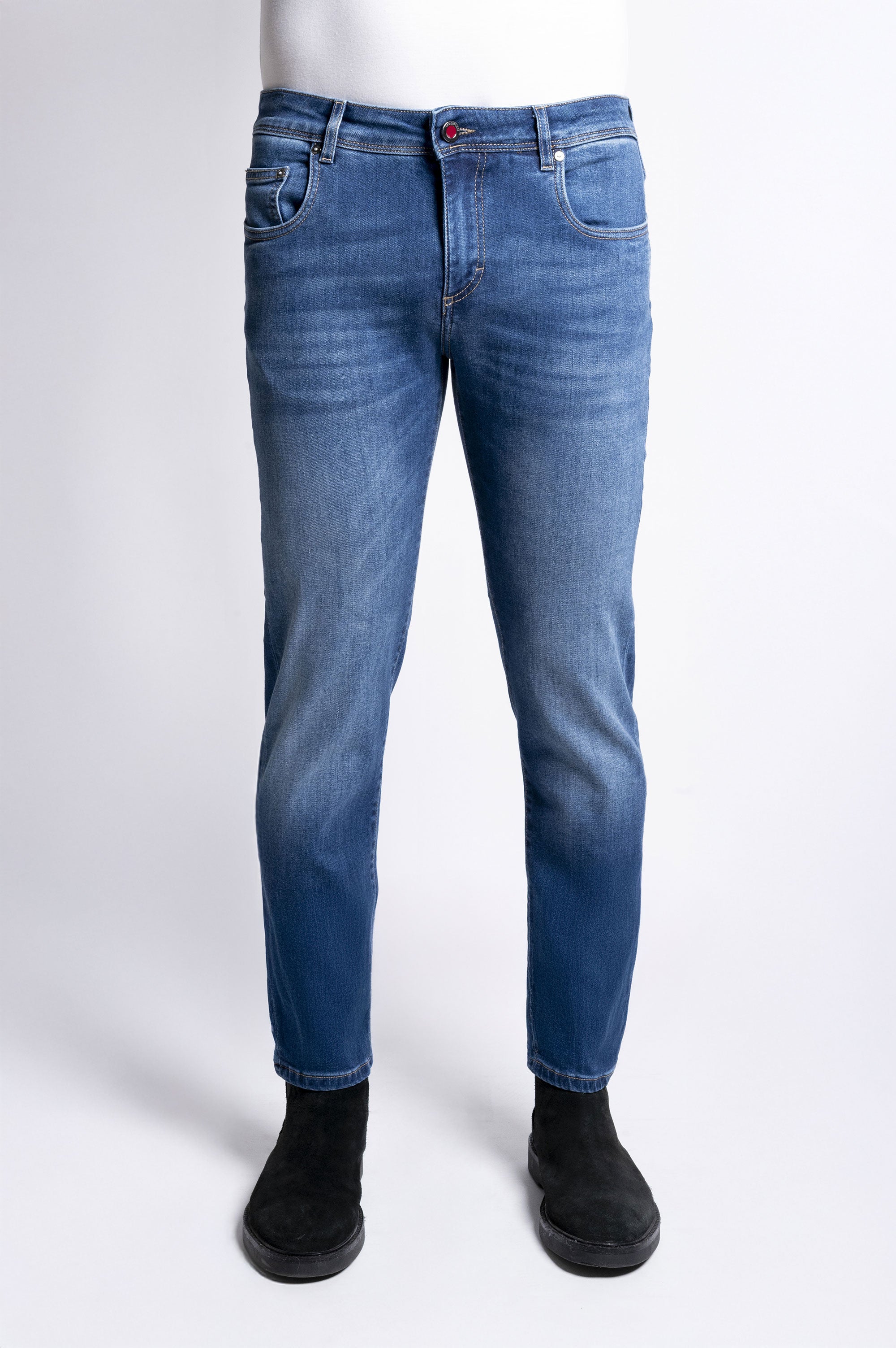 Best Five - CANDIANI Denim Super Stretch - D108 A693 Blue Denim