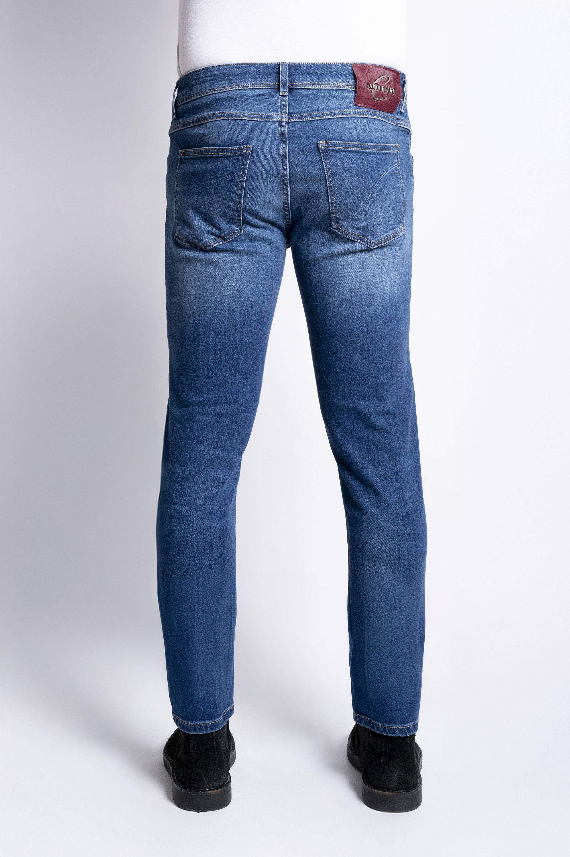 Best Five - CANDIANI Denim Super Stretch - D108 A693 Blue Denim