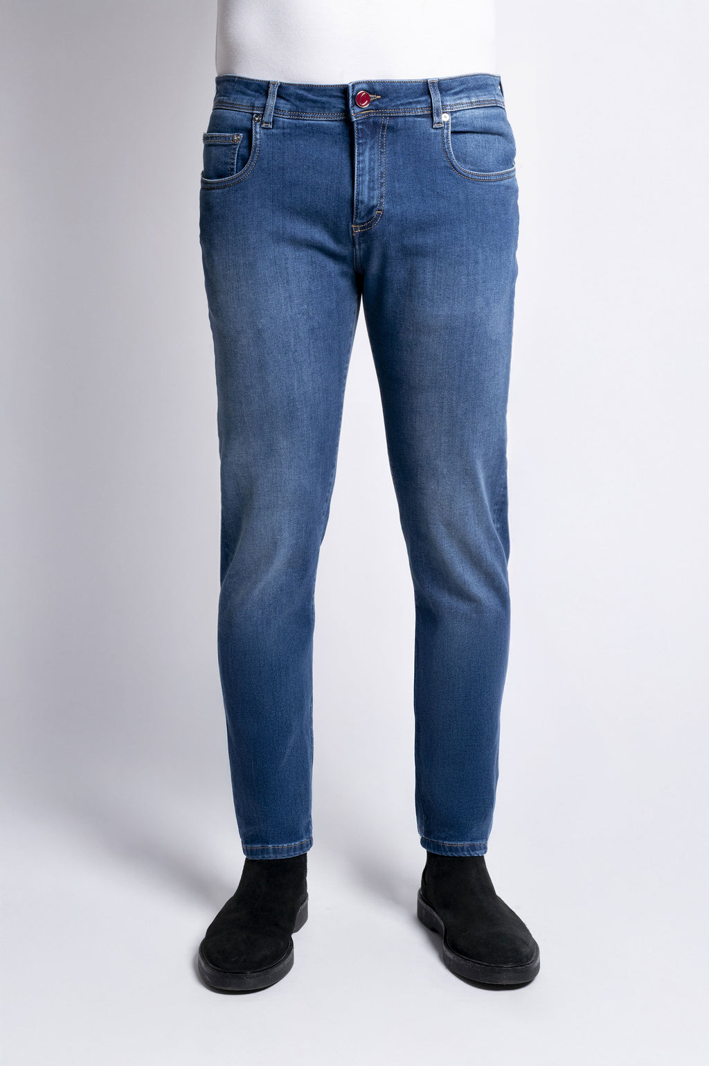 Best Five - CANDIANI Denim Super Stretch - D108 A908 Blue Denim