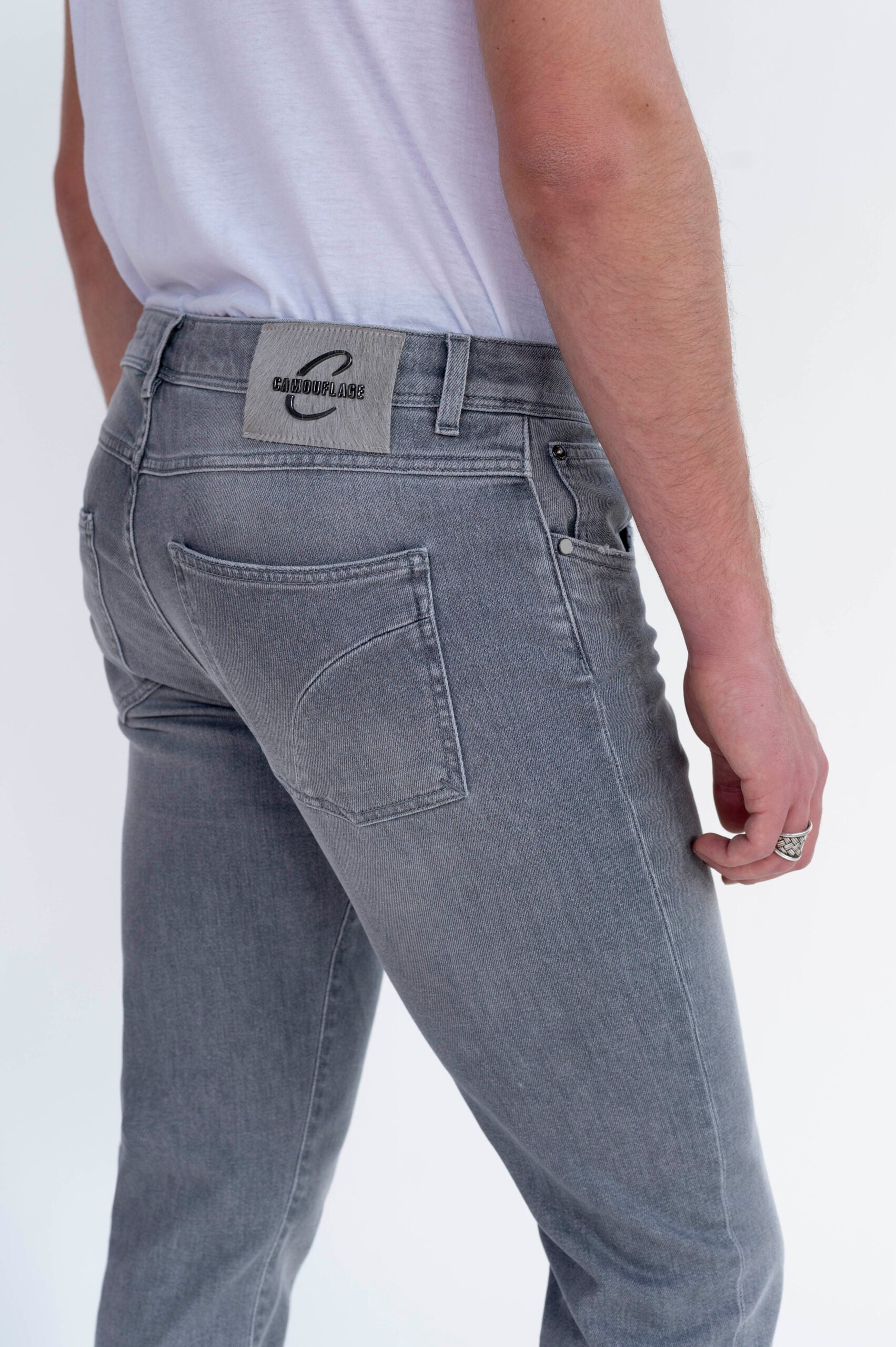 Best Five - Grey Denim Stretch - D21 A518