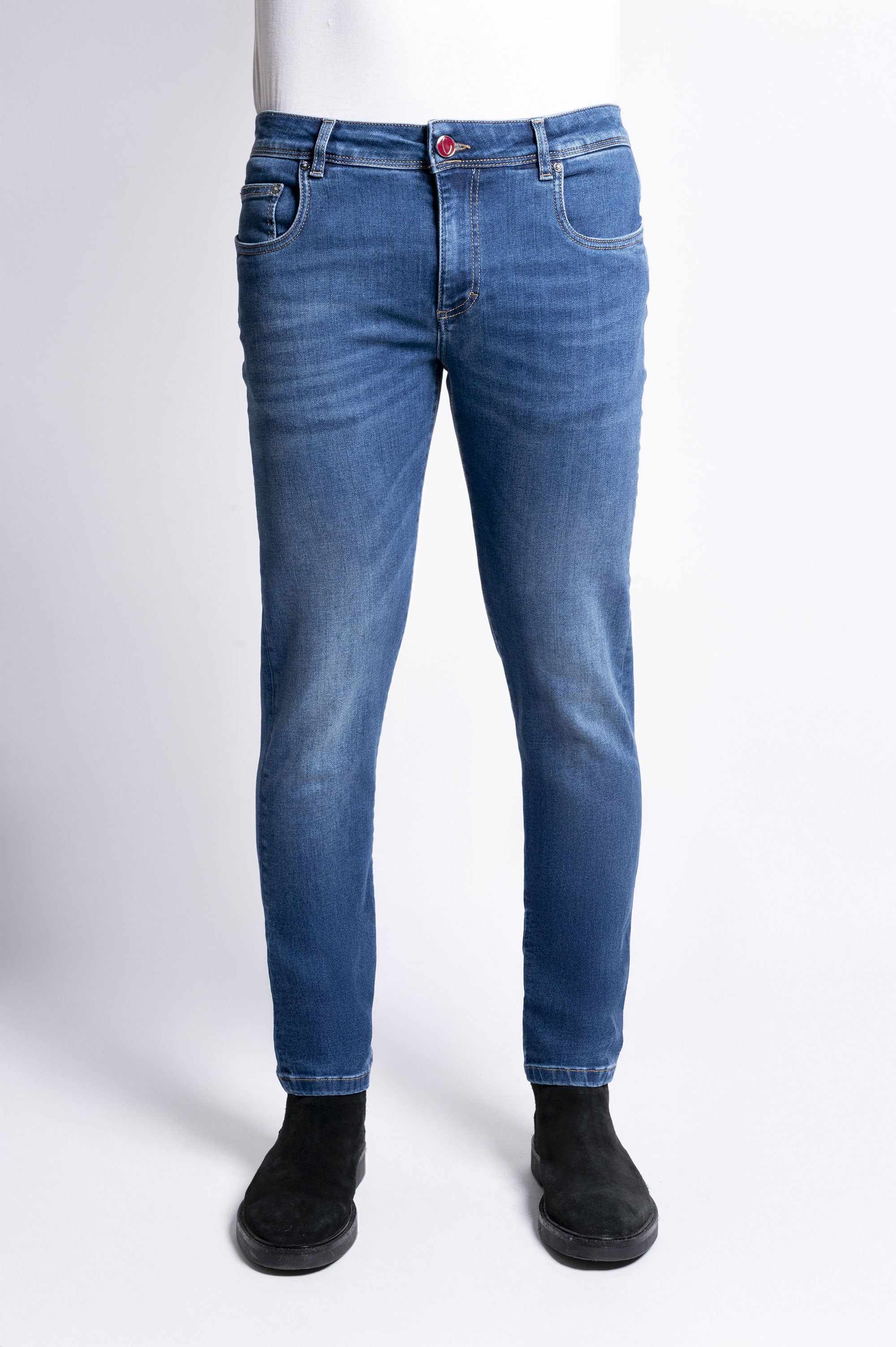 Best Five - CANDIANI Denim Super Stretch - D108 A907 Blue Denim