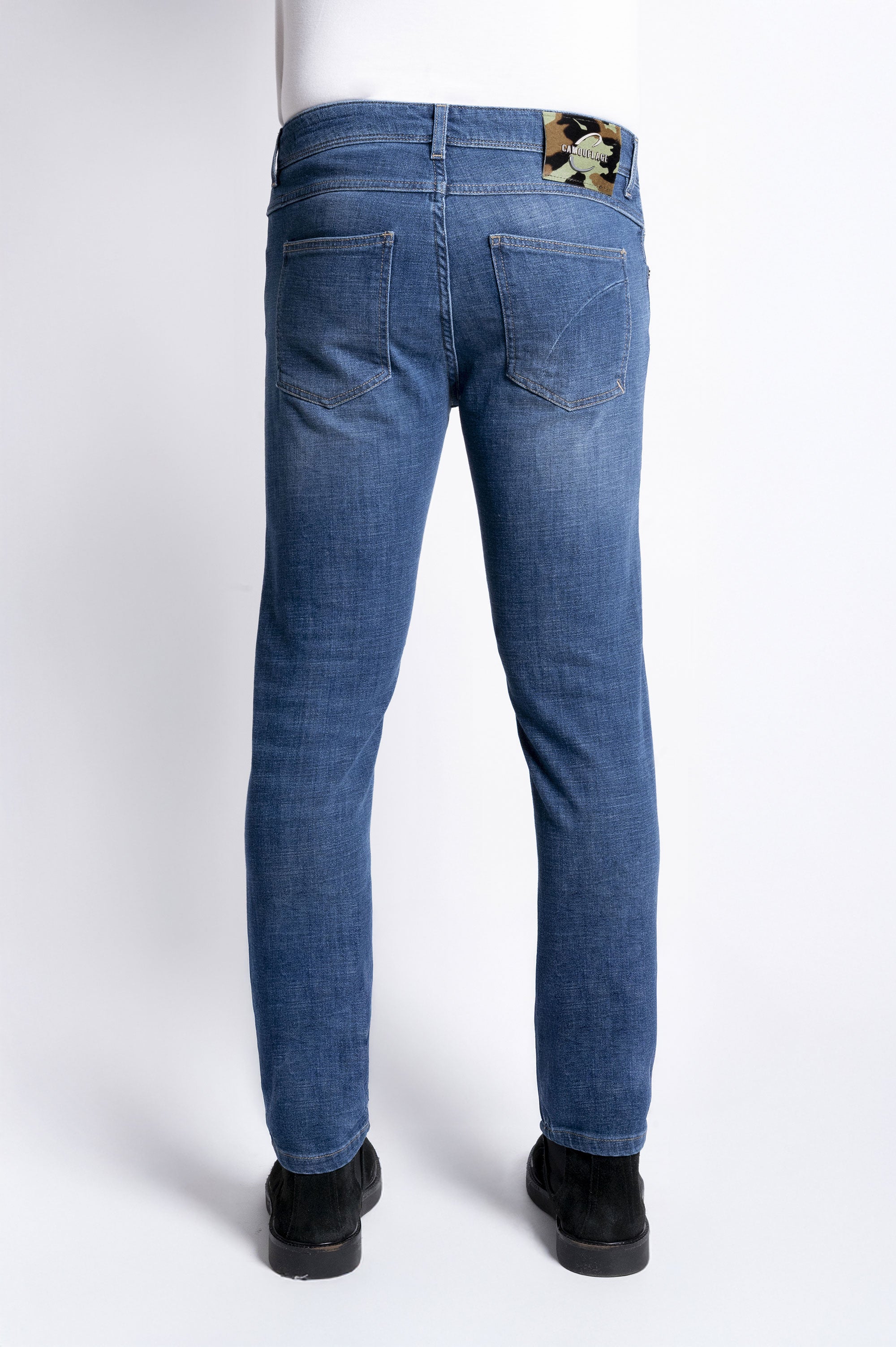 Best Five - Five Pockets Denim Stretch - D115 A909 Blue Denim