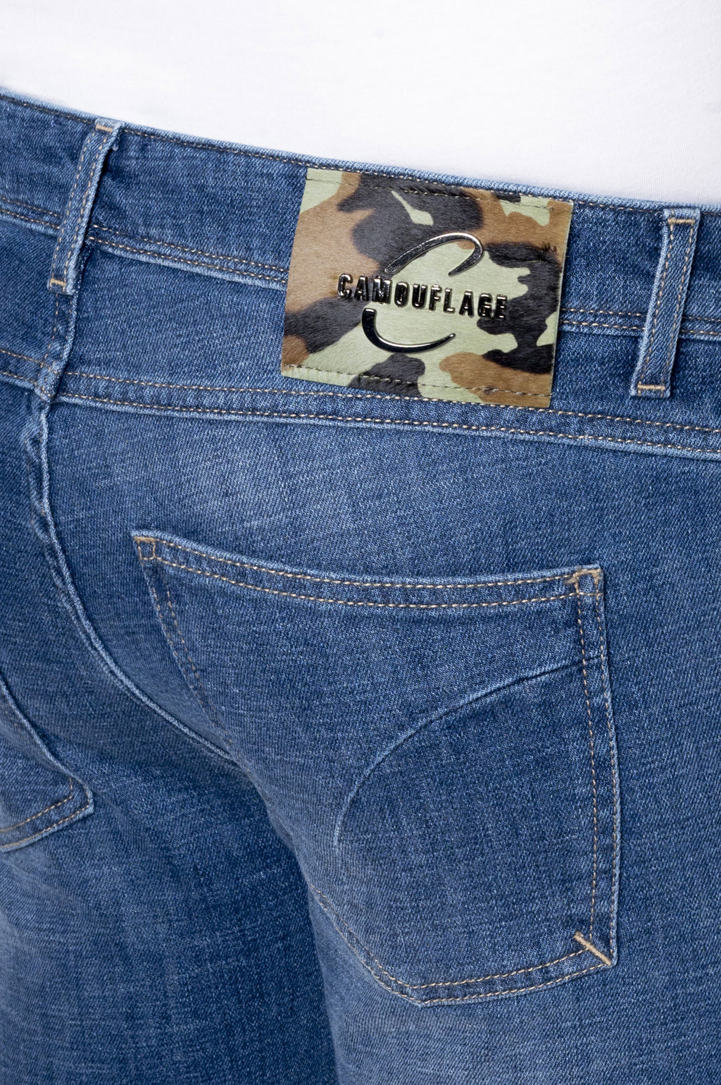 Best Five - Five Pockets Denim Stretch - D115 A909 Blue Denim