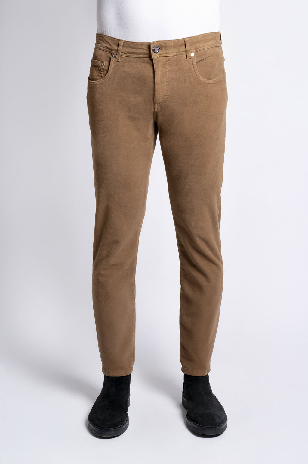 Best Five - Fustian five-pocket - T110 757 Caramel STD