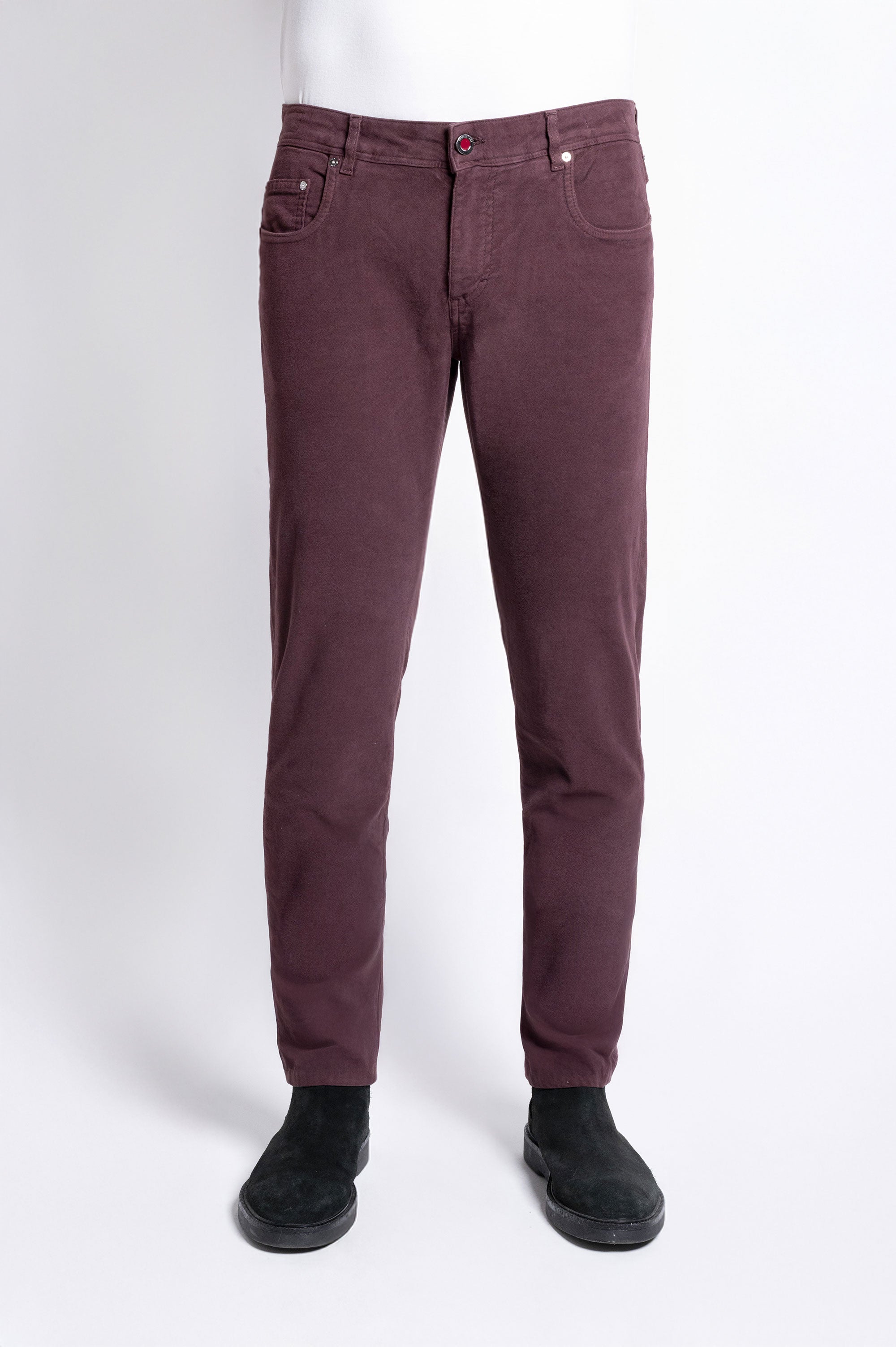 Best Five - Fustian five-pocket - T110 588 Deep Cherry STD