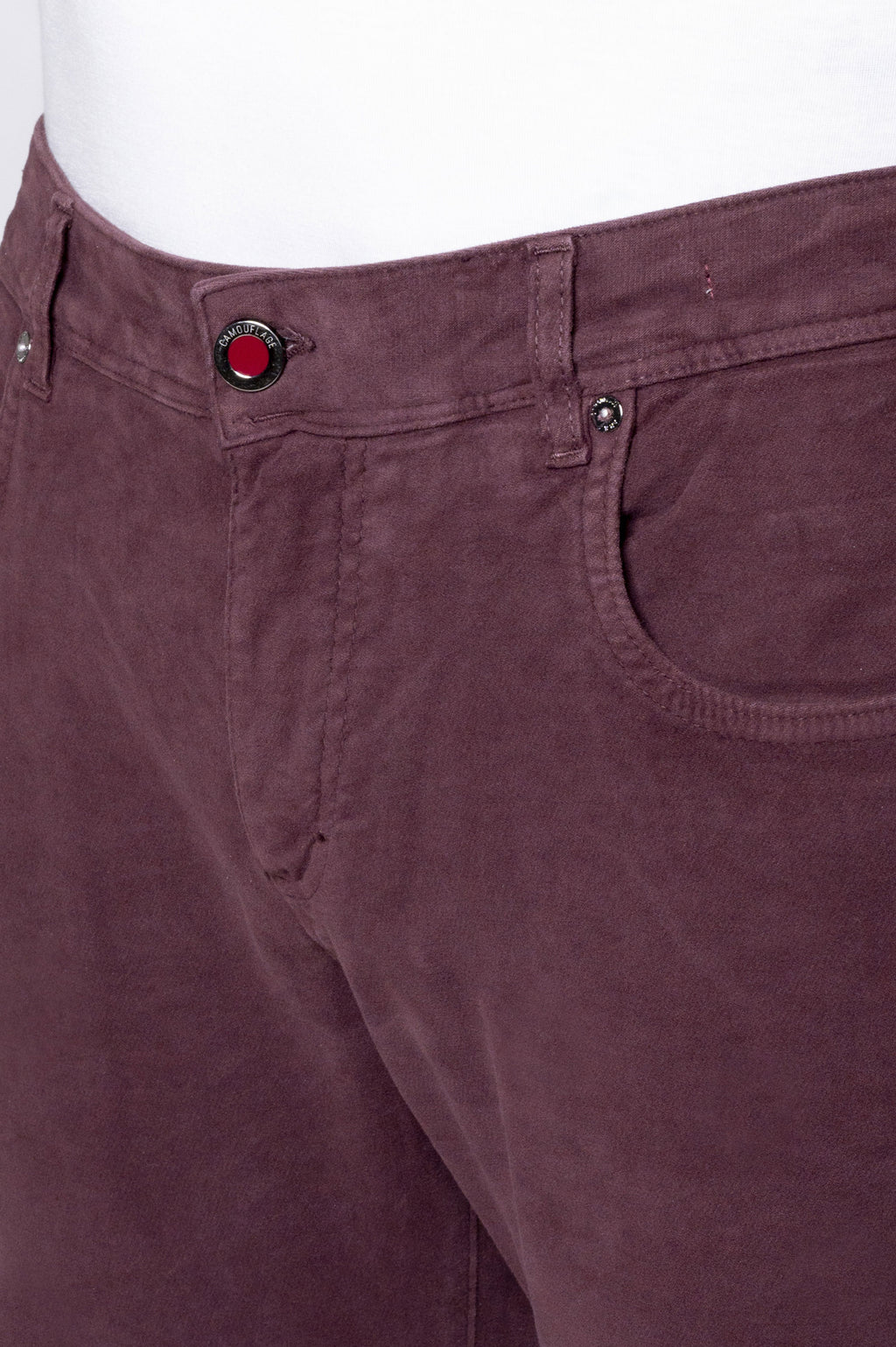 Best Five - Fustian five-pocket - T110 588 Deep Cherry STD