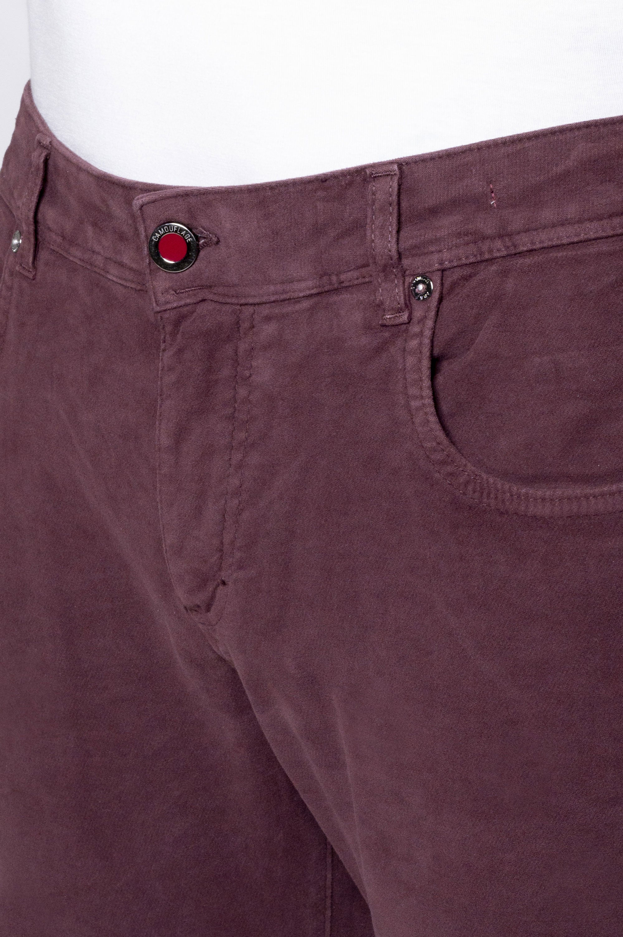 Best Five - Fustian five-pocket - T110 588 Deep Cherry STD