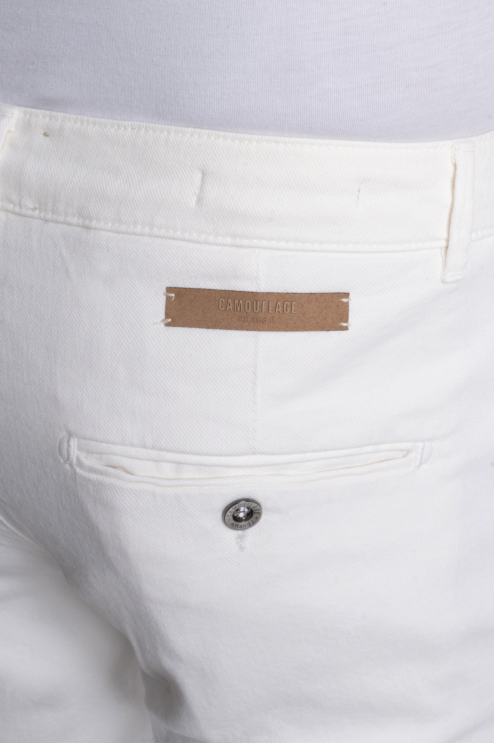 Chinos Rey 17 - Bull Smerigliato Stretch - T101 006 Panna STD