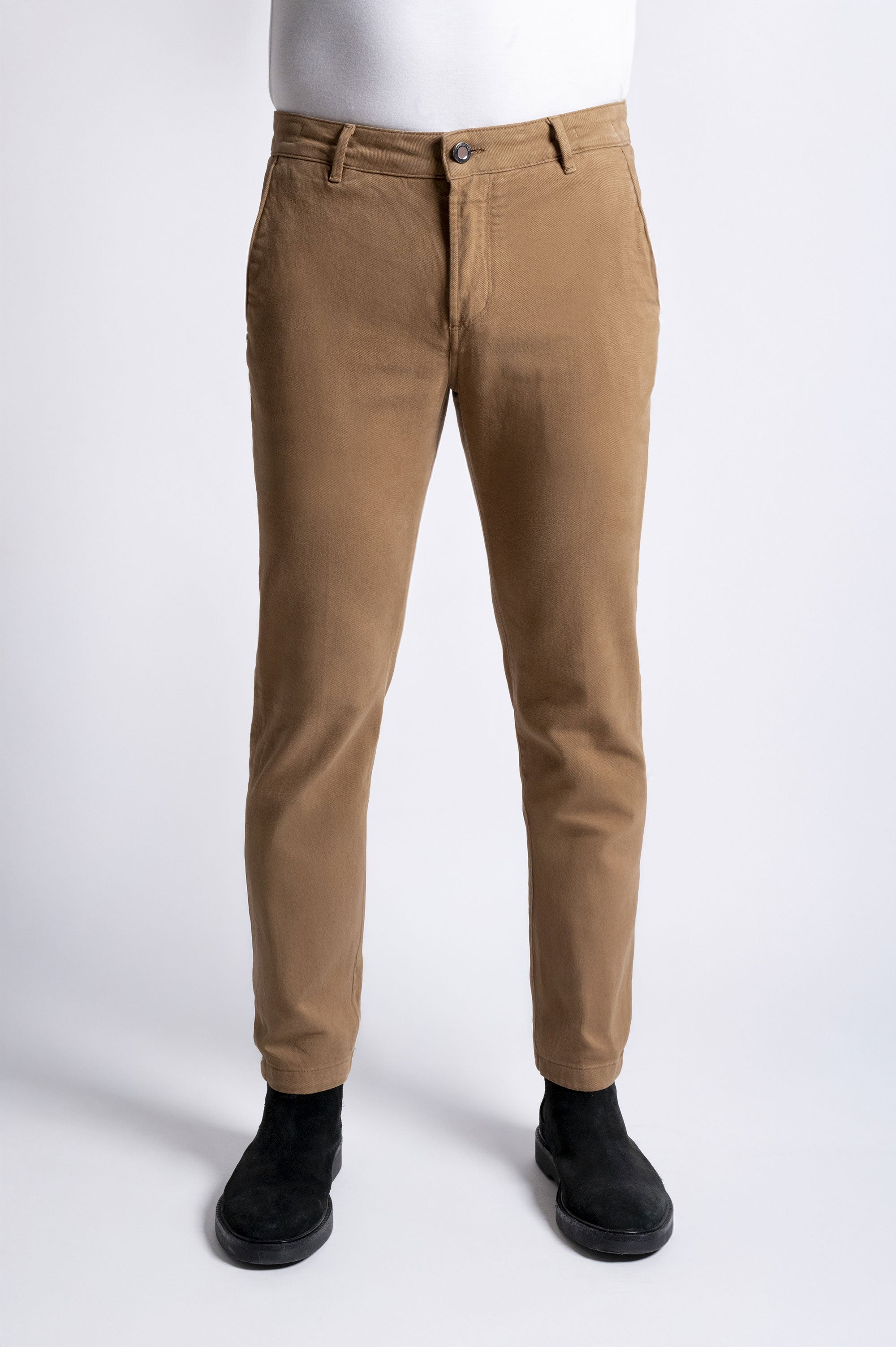 Chinos Rey 17 - Bull Smerigliato Stretch - T101 757 Caramel STD