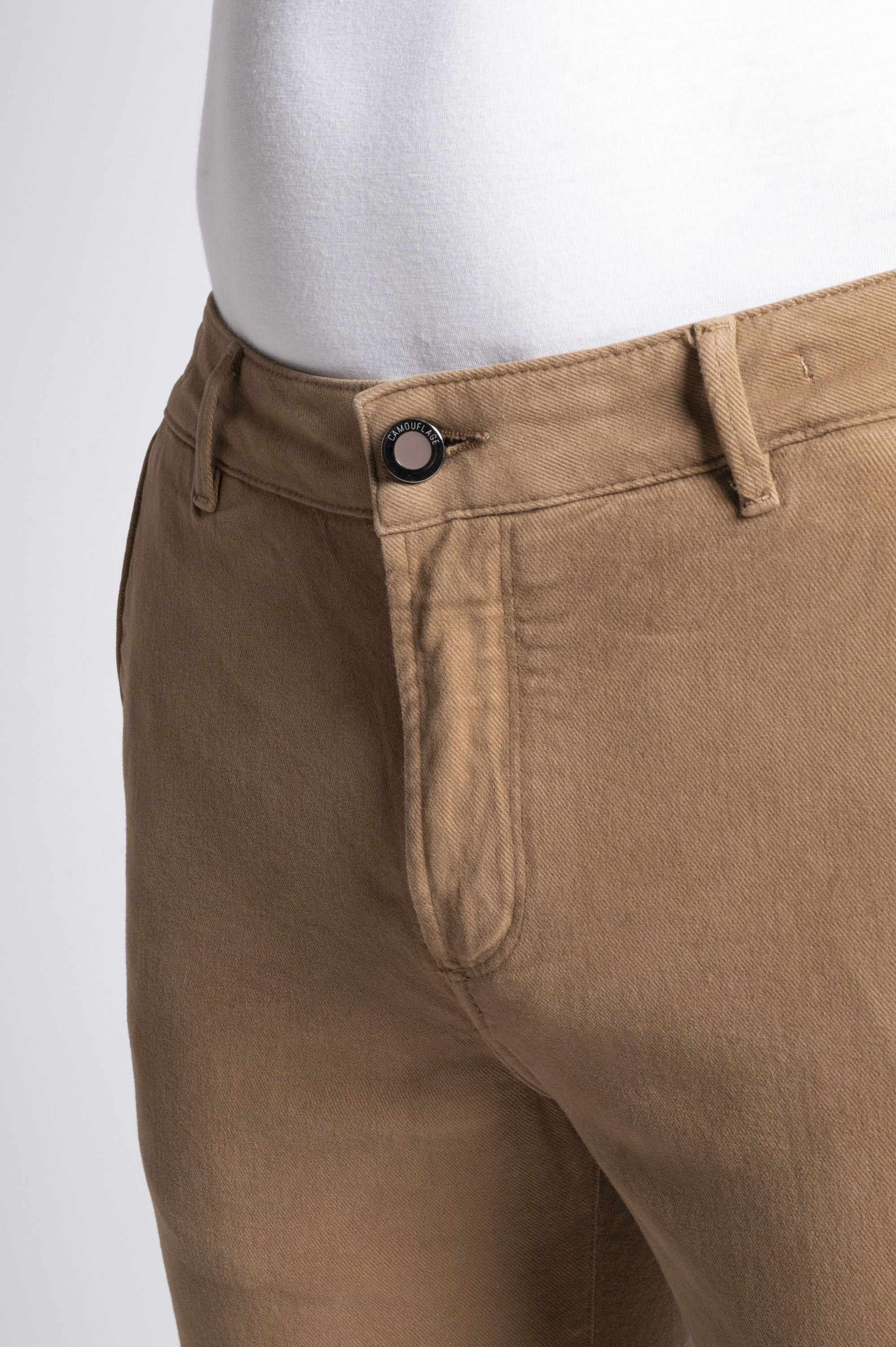 Chinos Rey 17 - Bull Smerigliato Stretch - T101 757 Caramel STD