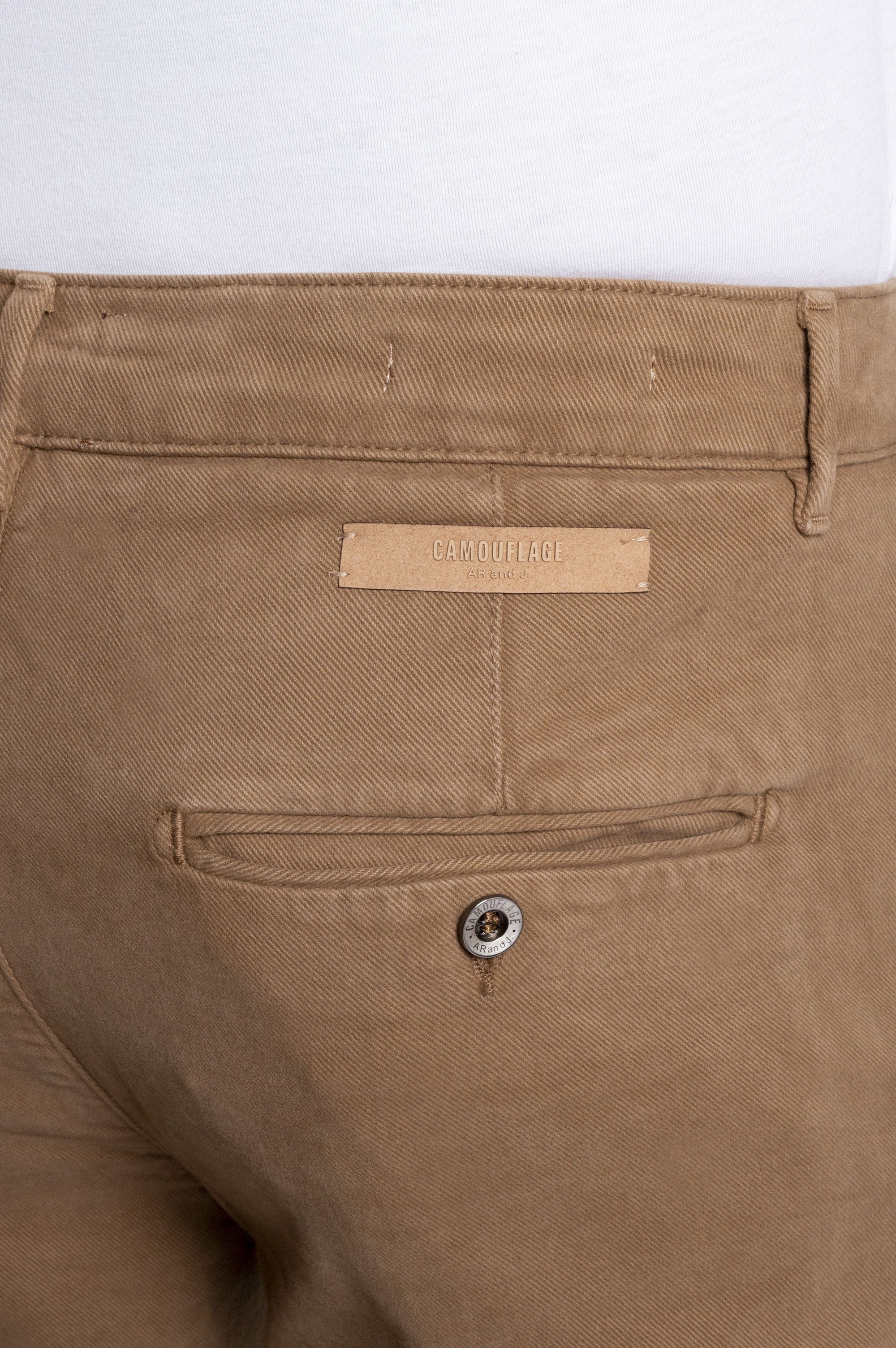 Chinos Rey 17 - Bull Smerigliato Stretch - T101 757 Caramel STD