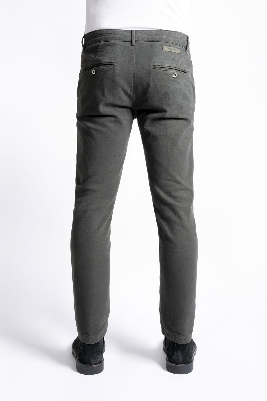 Chinos Rey 17 - Brushed Bull Stretch - T101 675 Verde Scuro STD