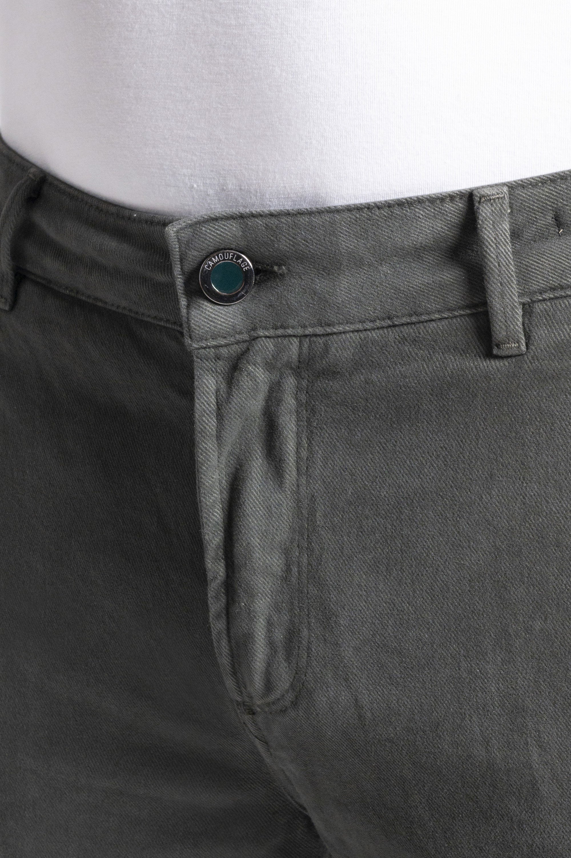 Chinos Rey 17 - Brushed Bull Stretch - T101 675 Verde Scuro STD