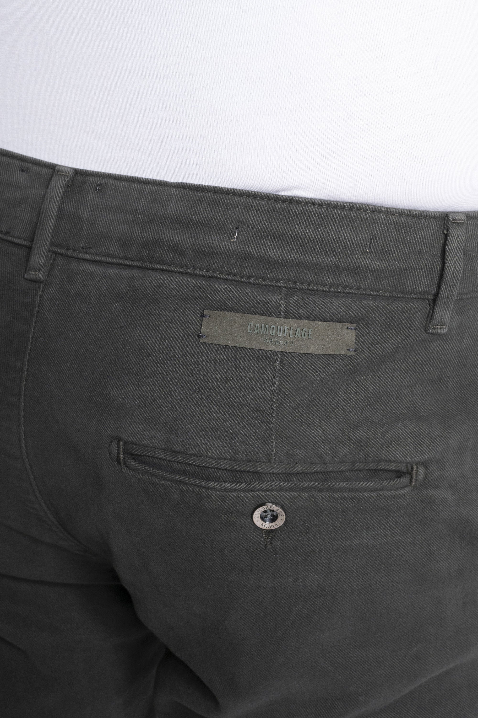 Chinos Rey 17 - Brushed Bull Stretch - T101 675 Verde Scuro STD