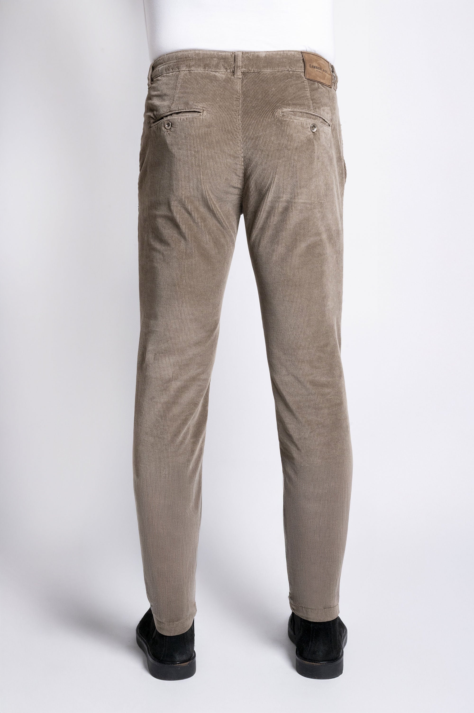 Chinos Rey 17 - Velluto Millerighe arricchito con Modal - T104 734 Cappuccino LTD