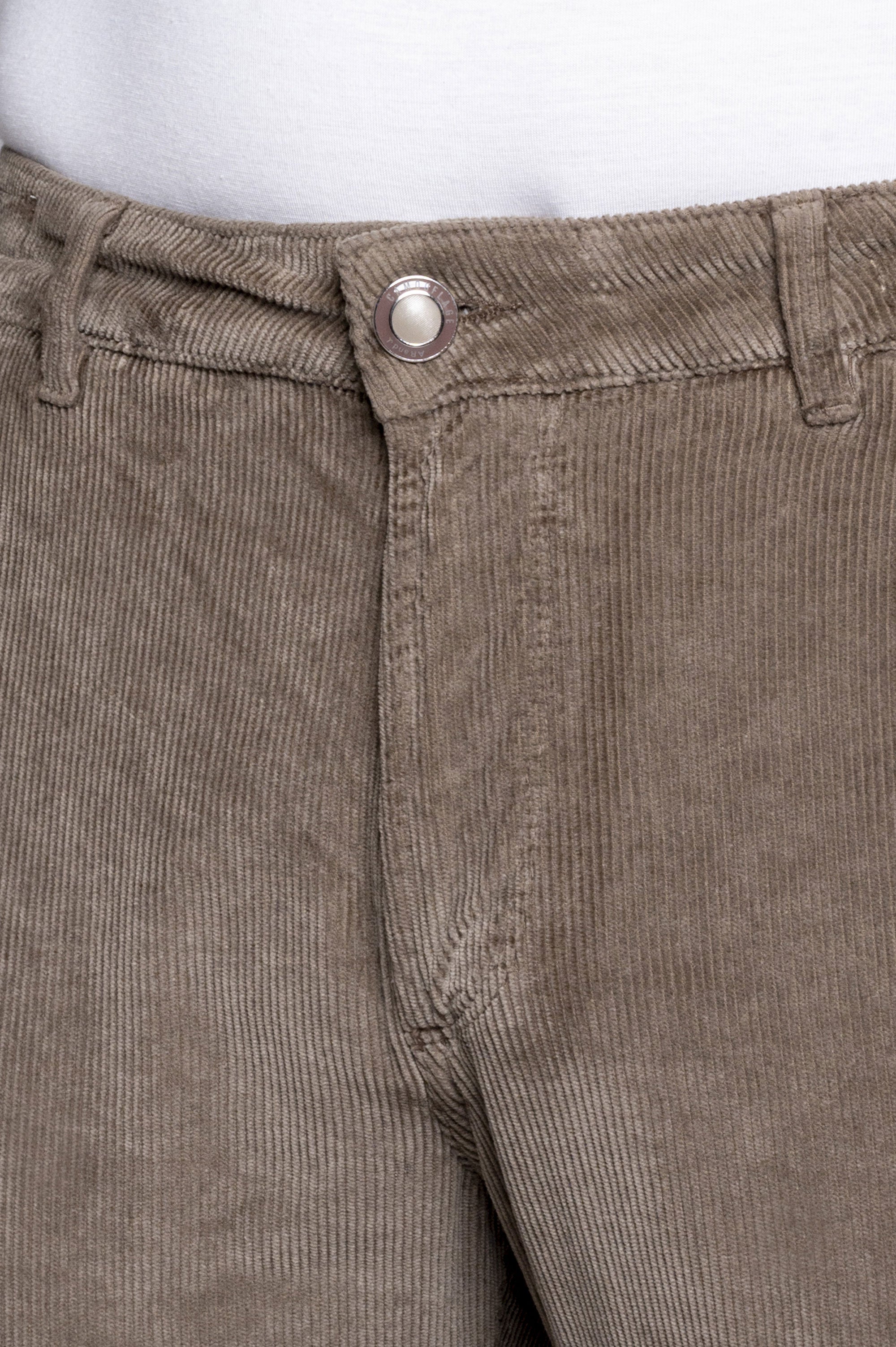 Chinos Rey 17 - Velluto Millerighe arricchito con Modal - T104 734 Cappuccino LTD
