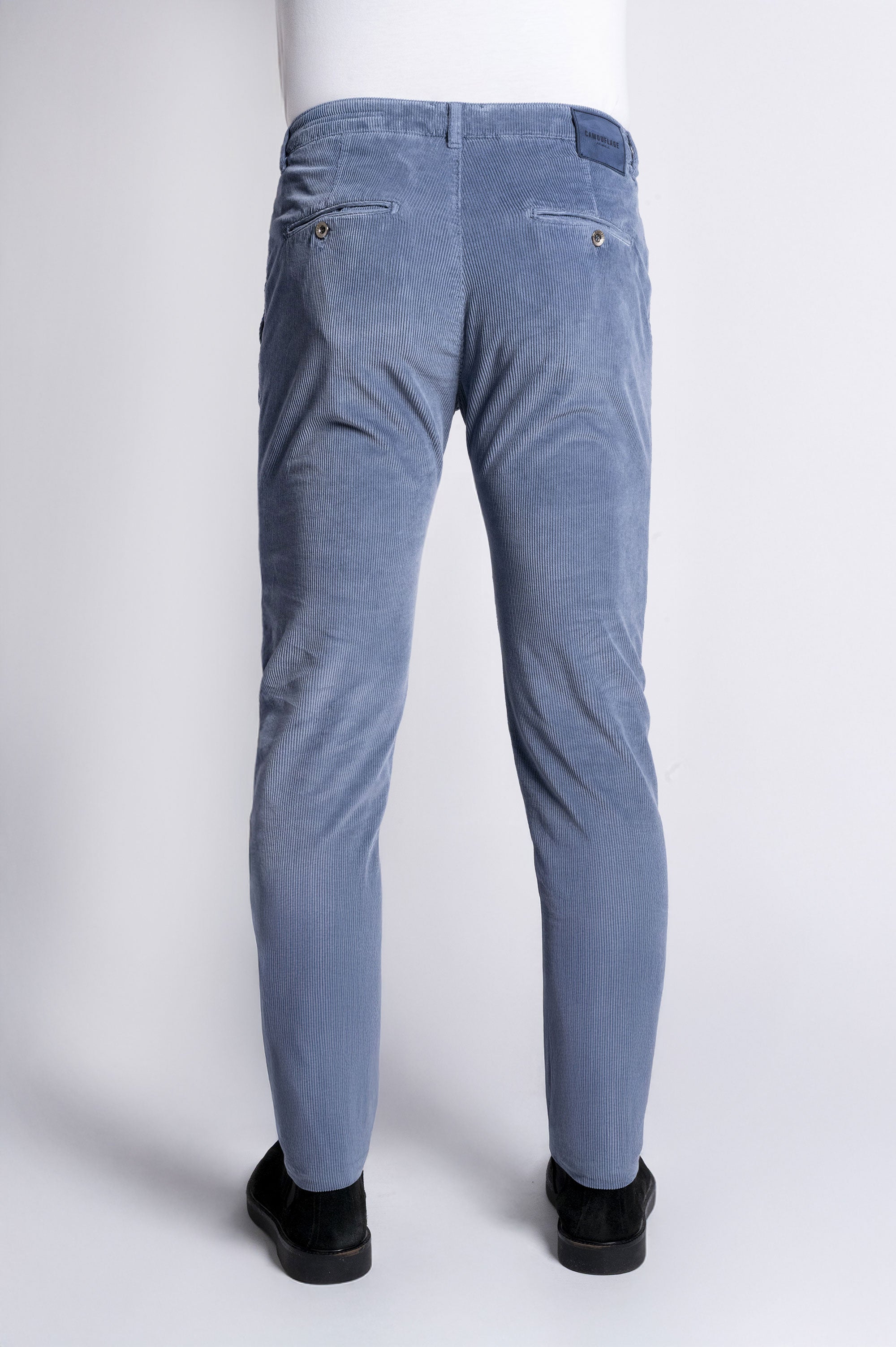 Chinos Rey 17 - Velluto Millerighe arricchito con Modal - T104 867 Roccia Minerale LTD