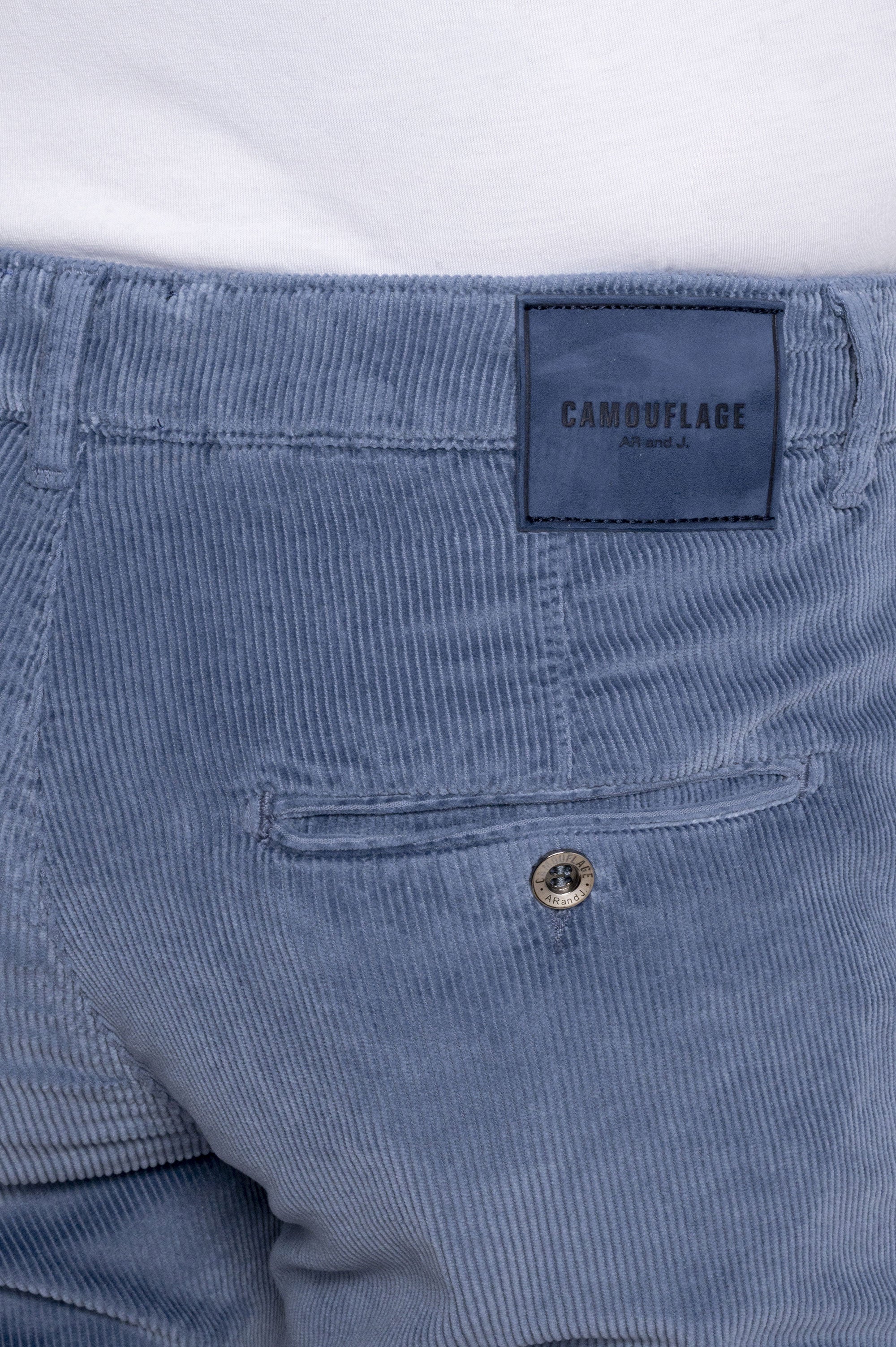 Chinos Rey 17 - Velluto Millerighe arricchito con Modal - T104 867 Roccia Minerale LTD