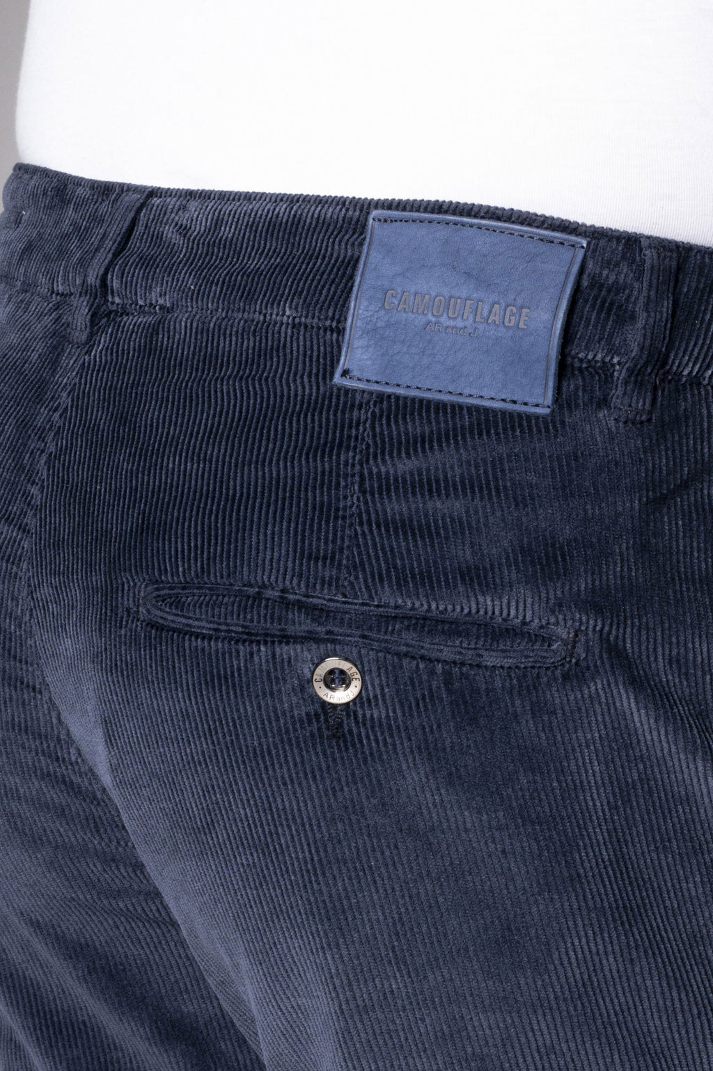 Chinos Rey 17 - Corduroy Enriched with Modal - T104 882 Blu Notte LTD