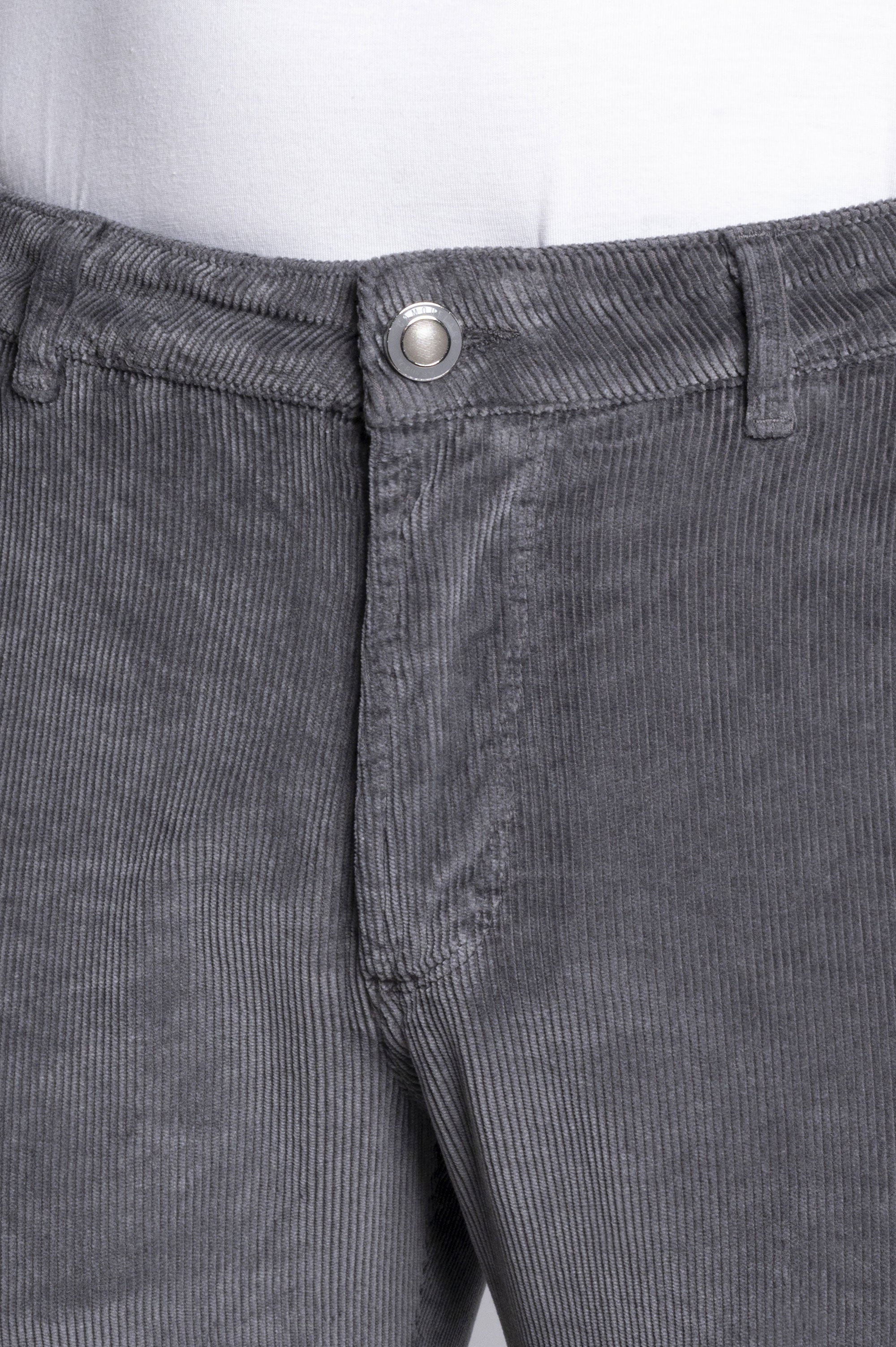 Chinos Rey 17 - Corduroy Enriched with Modal - T104 935 Piombo LTD