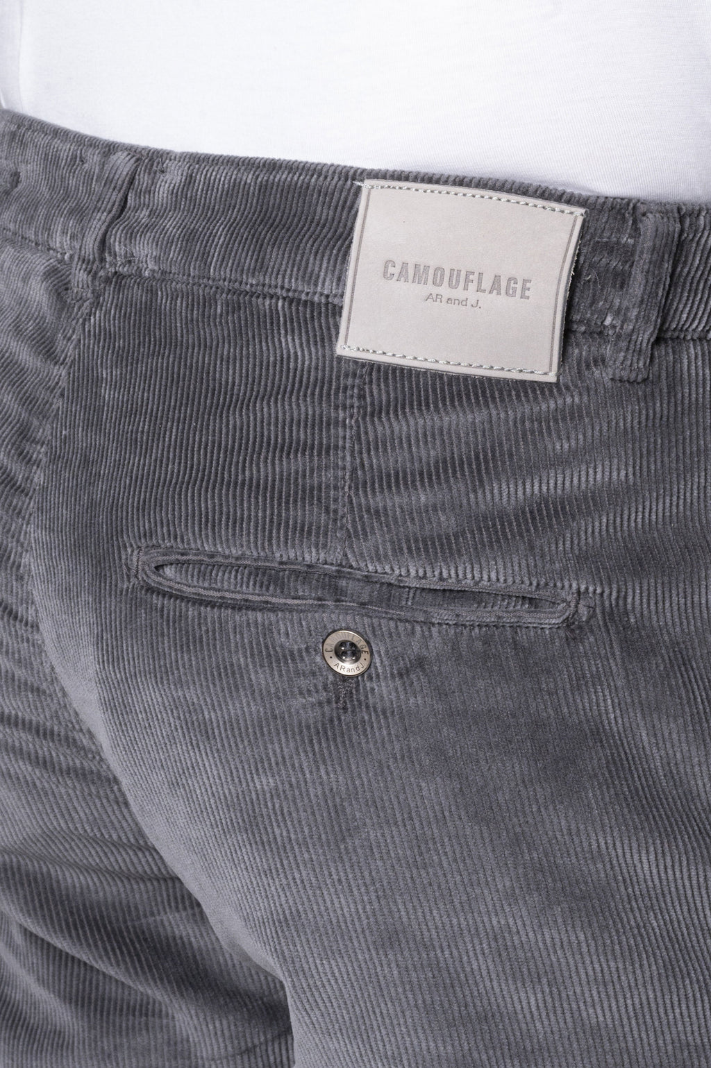 Chinos Rey 17 - Corduroy Enriched with Modal - T104 935 Piombo LTD