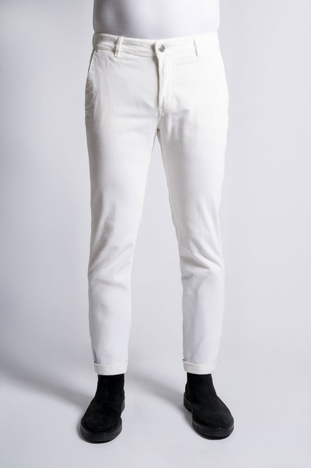 Chinos Sand - Corduroy Enriched with Modal - T104 006 Panna TD