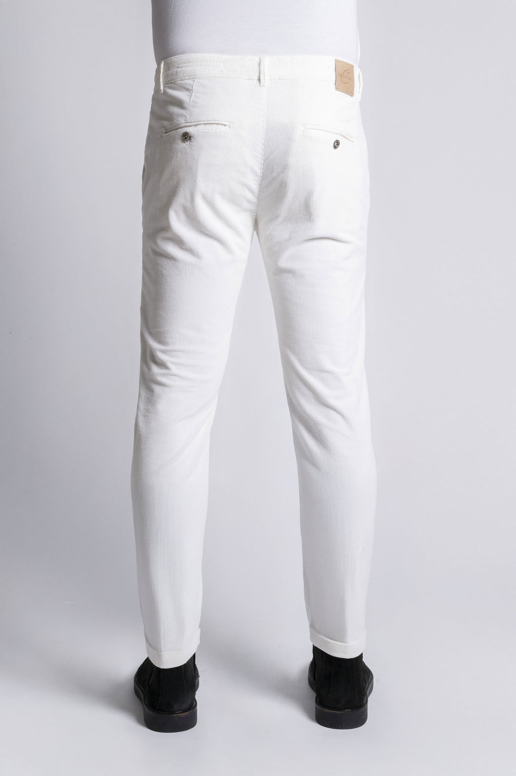 Chinos Sand - Corduroy Enriched with Modal - T104 006 Panna TD