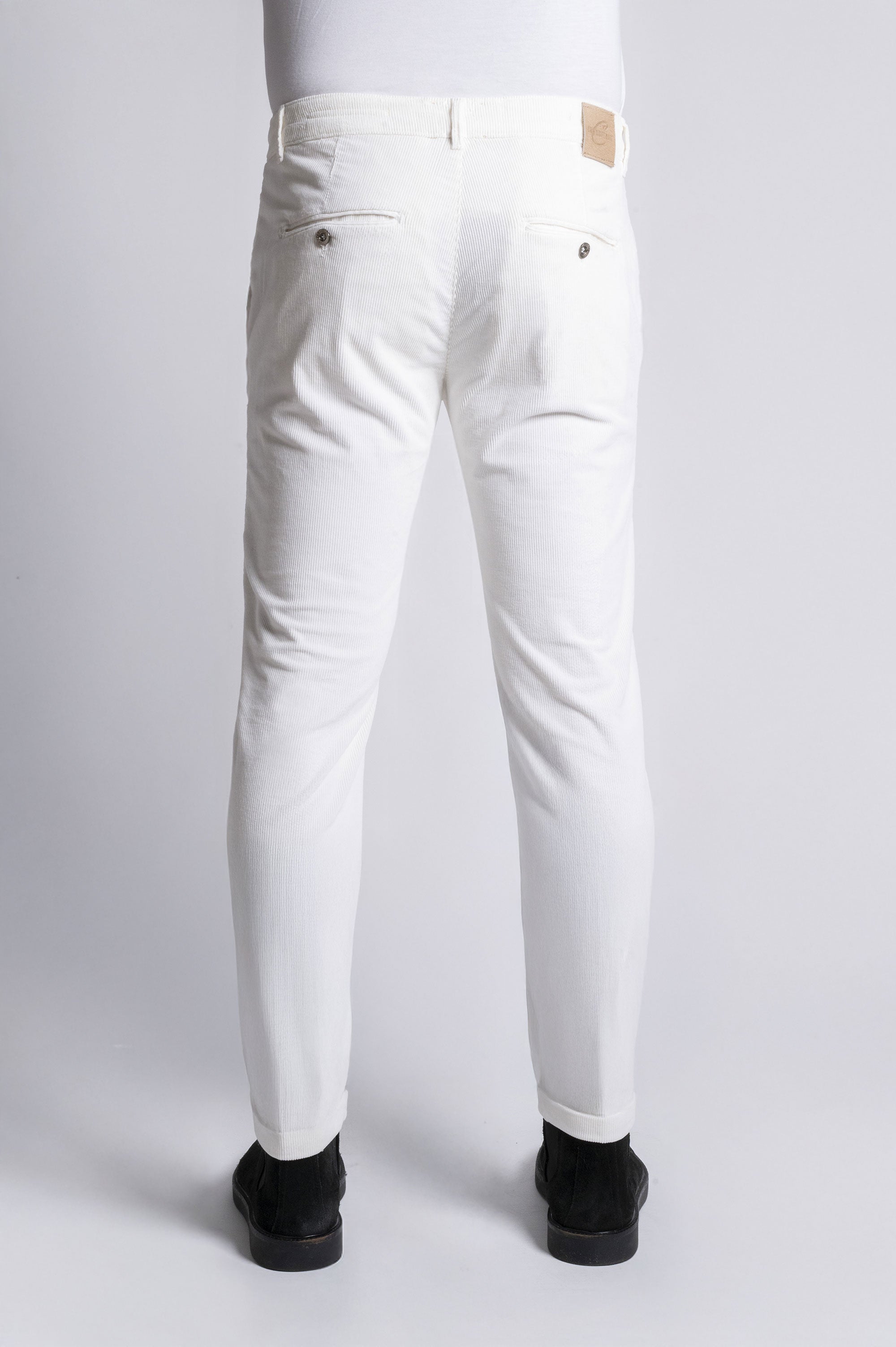 Chinos Sand - Corduroy Enriched with Modal - T104 006 Panna TD