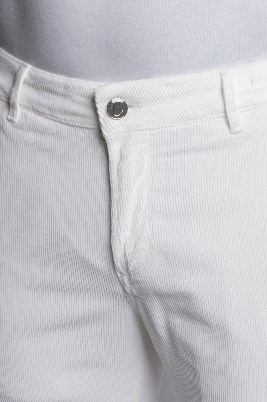 Chinos Sand - Corduroy Enriched with Modal - T104 006 Panna TD