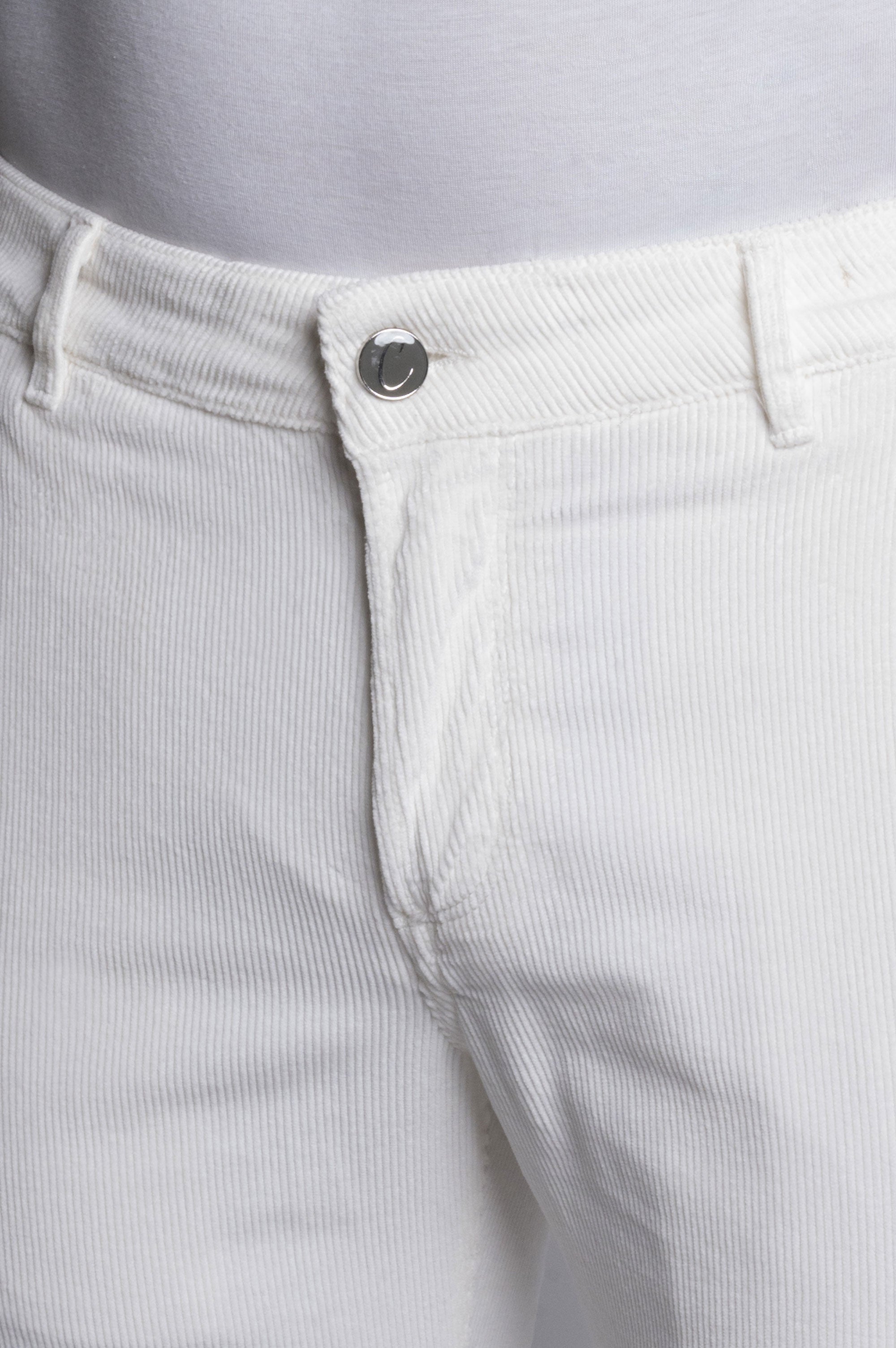 Chinos Sand - Corduroy Enriched with Modal - T104 006 Panna TD