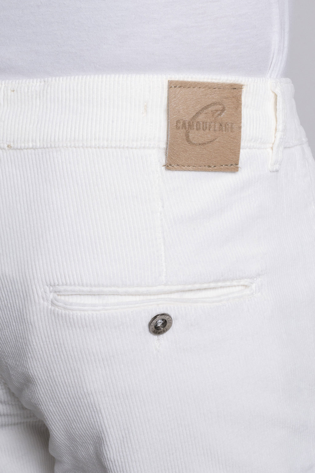 Chinos Sand - Corduroy Enriched with Modal - T104 006 Panna TD
