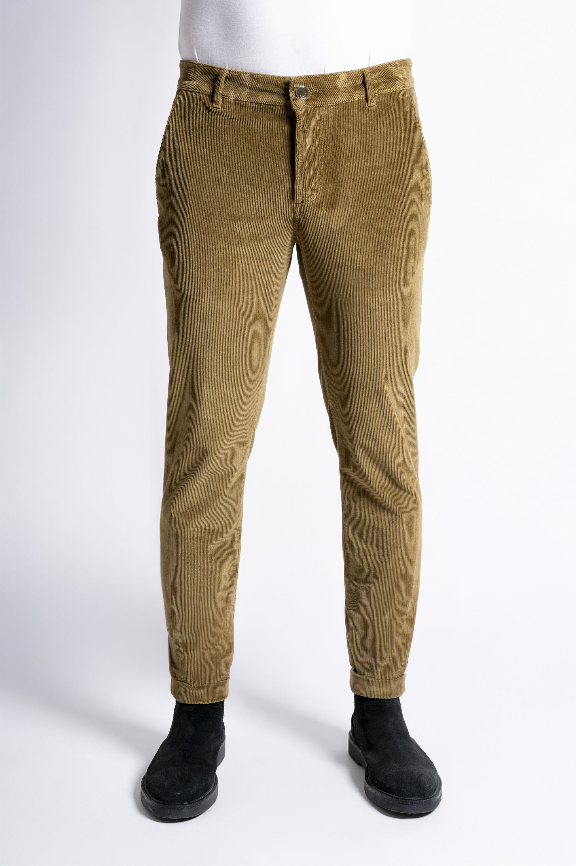 Chinos Sand - Corduroy Enriched with Modal - T104 788 Origano STD