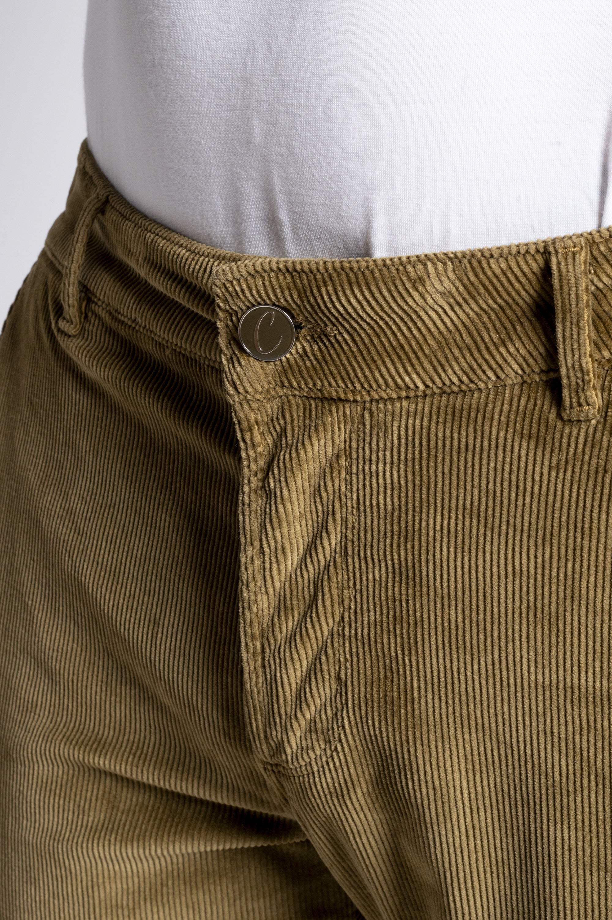 Chinos Sand - Corduroy Enriched with Modal - T104 788 Origano STD