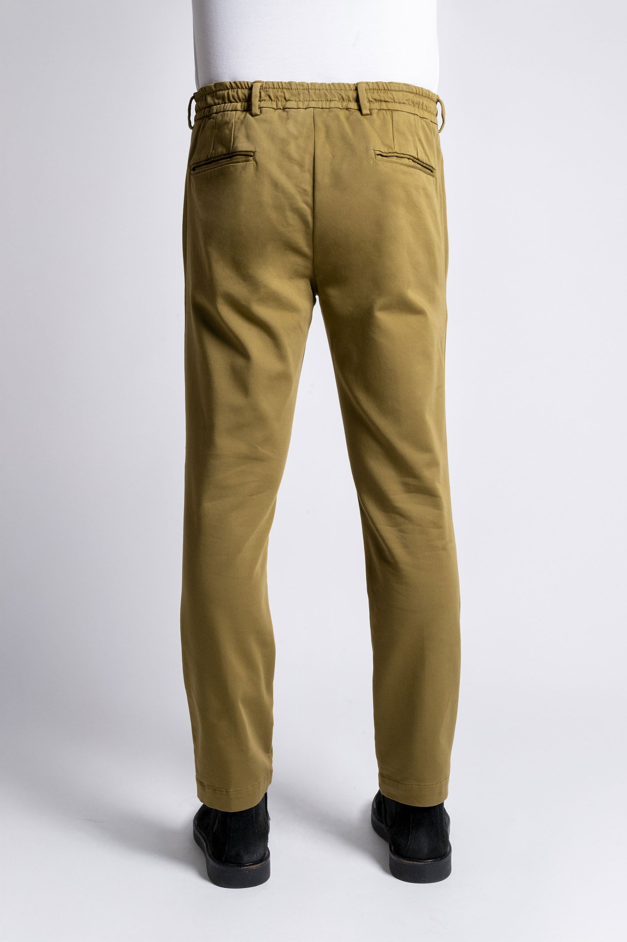 Davis - Jogger in raso tecnico stretch - N27 616 Oliv STD
