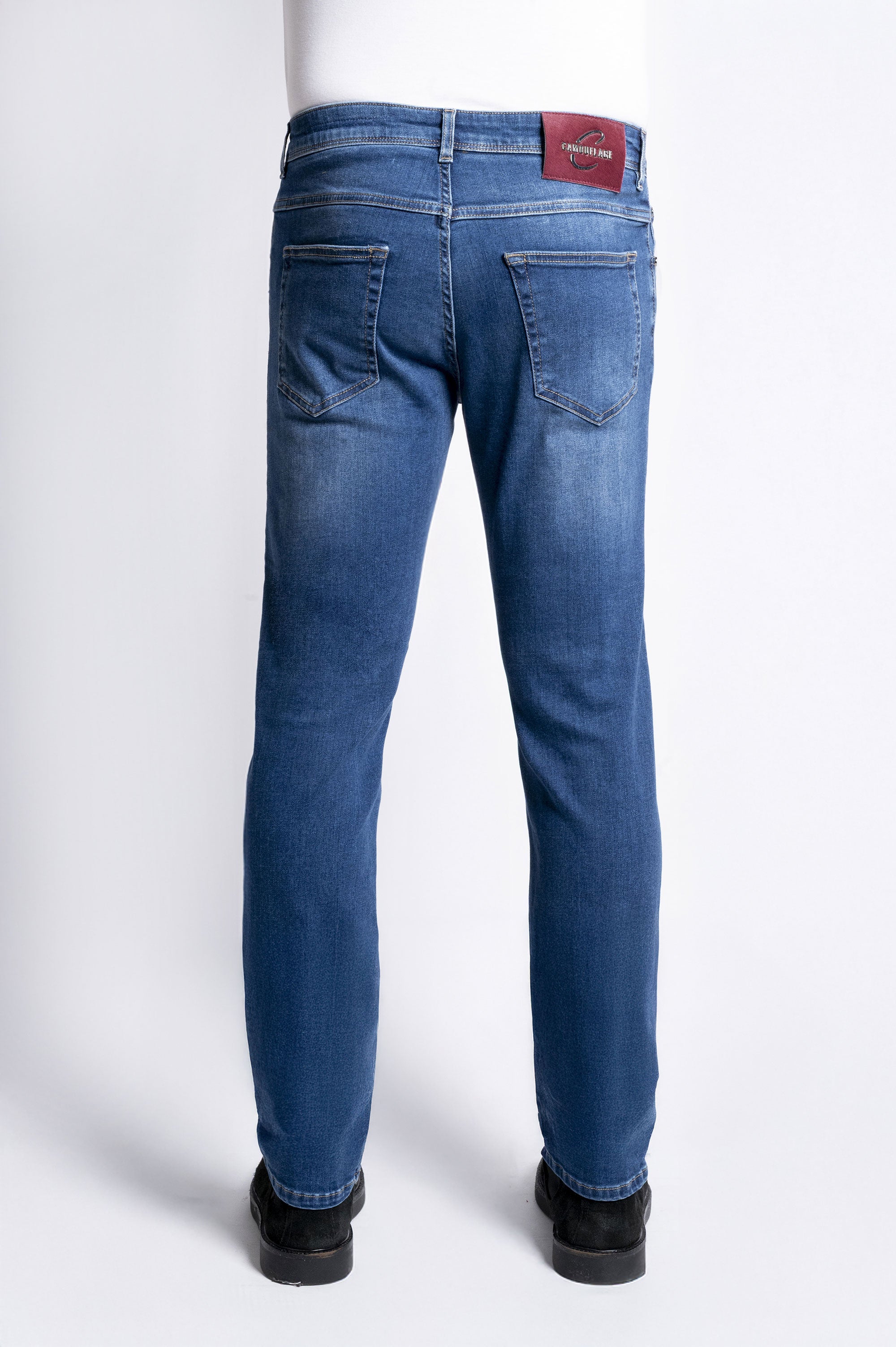 John - CANDIANI Denim Super Stretch - D108 A908 Blue Denim